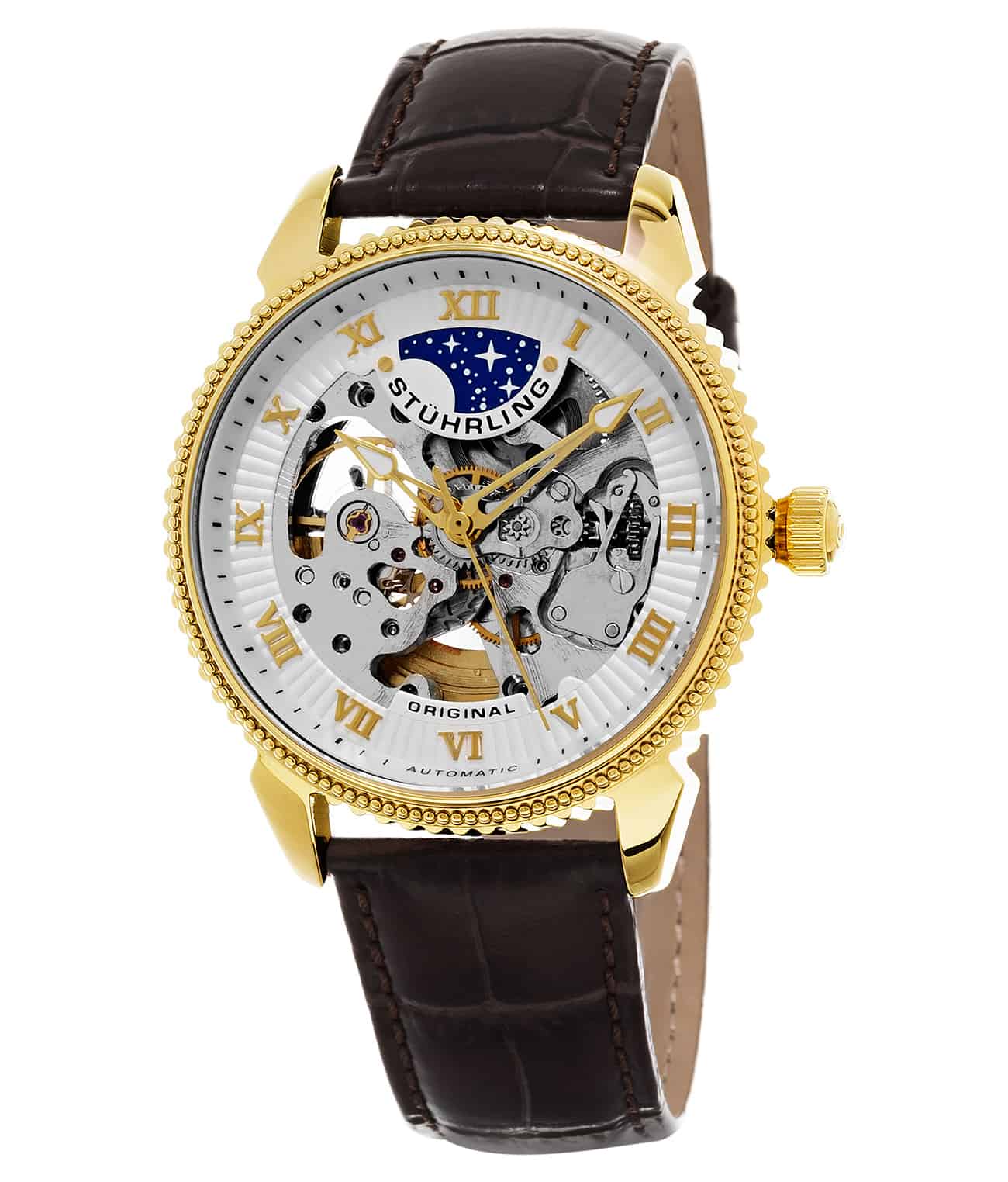 Stührling Special Reserve 835 and 3983 Automatic 40mm Skeleton - Image 13
