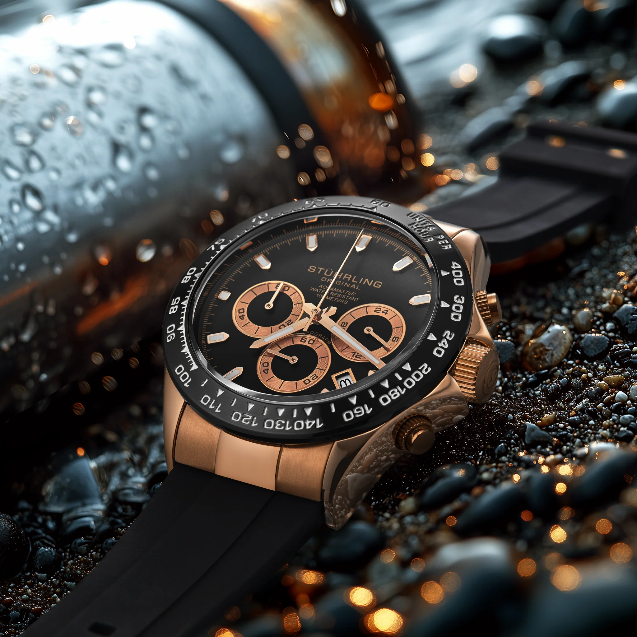 Stührling Aquamaster 4050 Chronograph Watch 42mm - Image 13