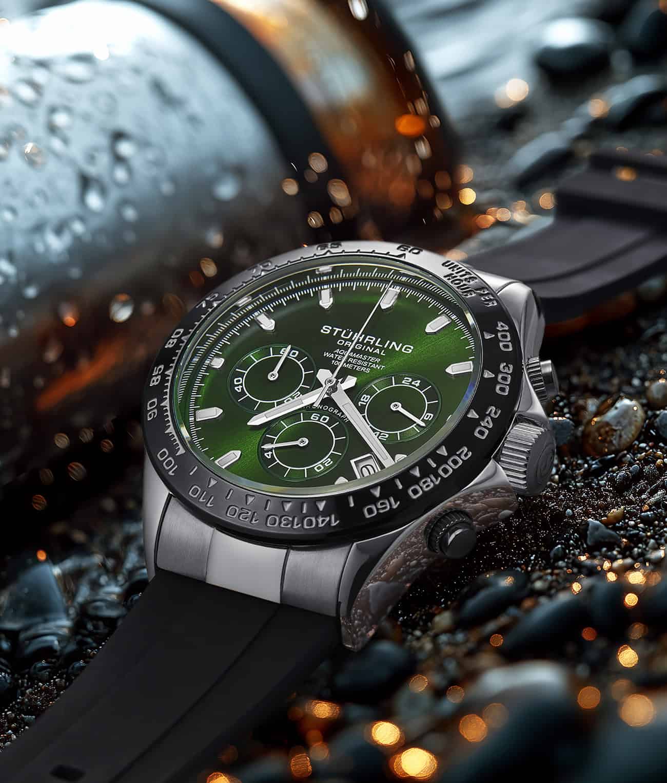 Stührling Aquamaster 4050 Chronograph Watch 42mm - Image 24