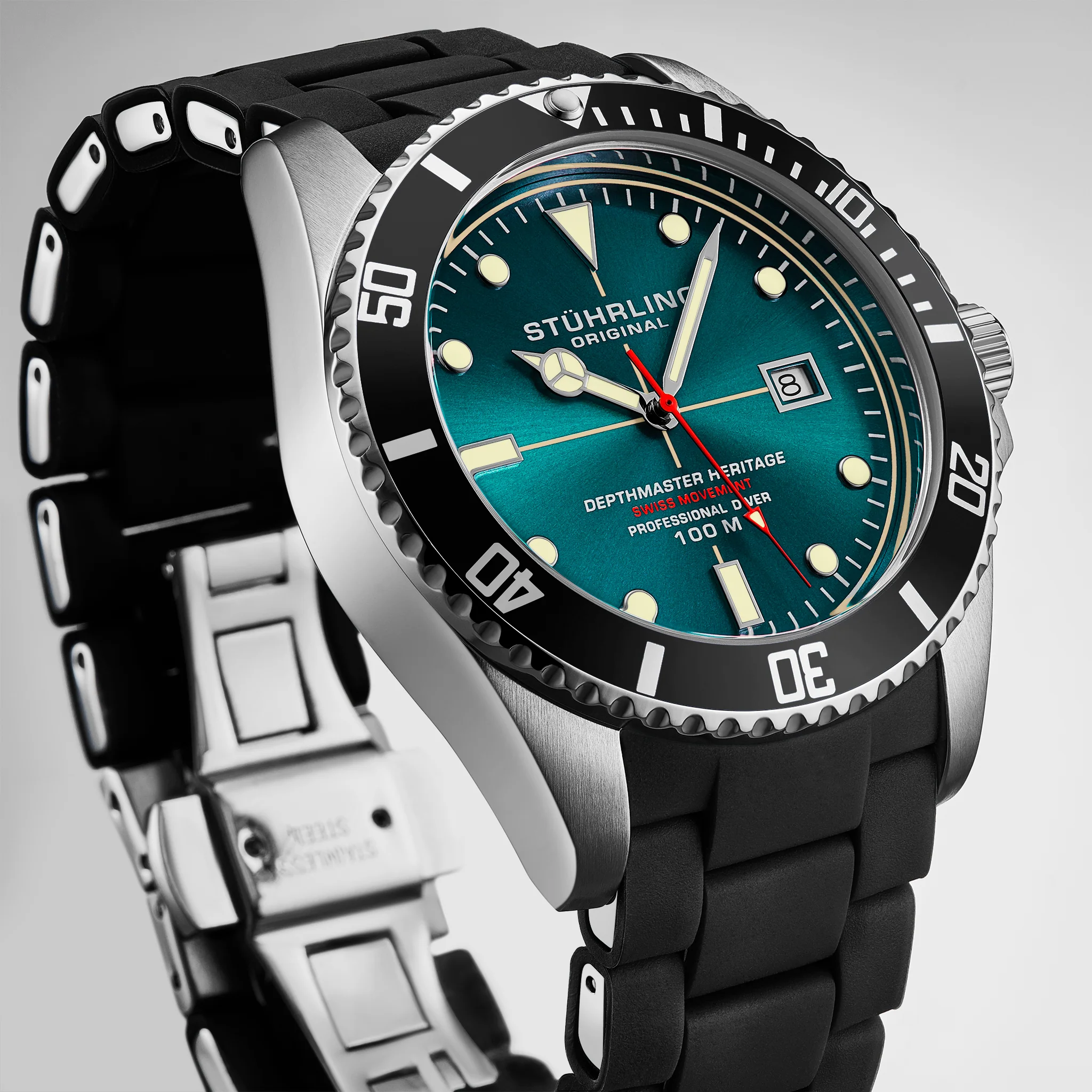 Stührling Datemaster Heritage 4087 Aquadiver 44mm - Image 14