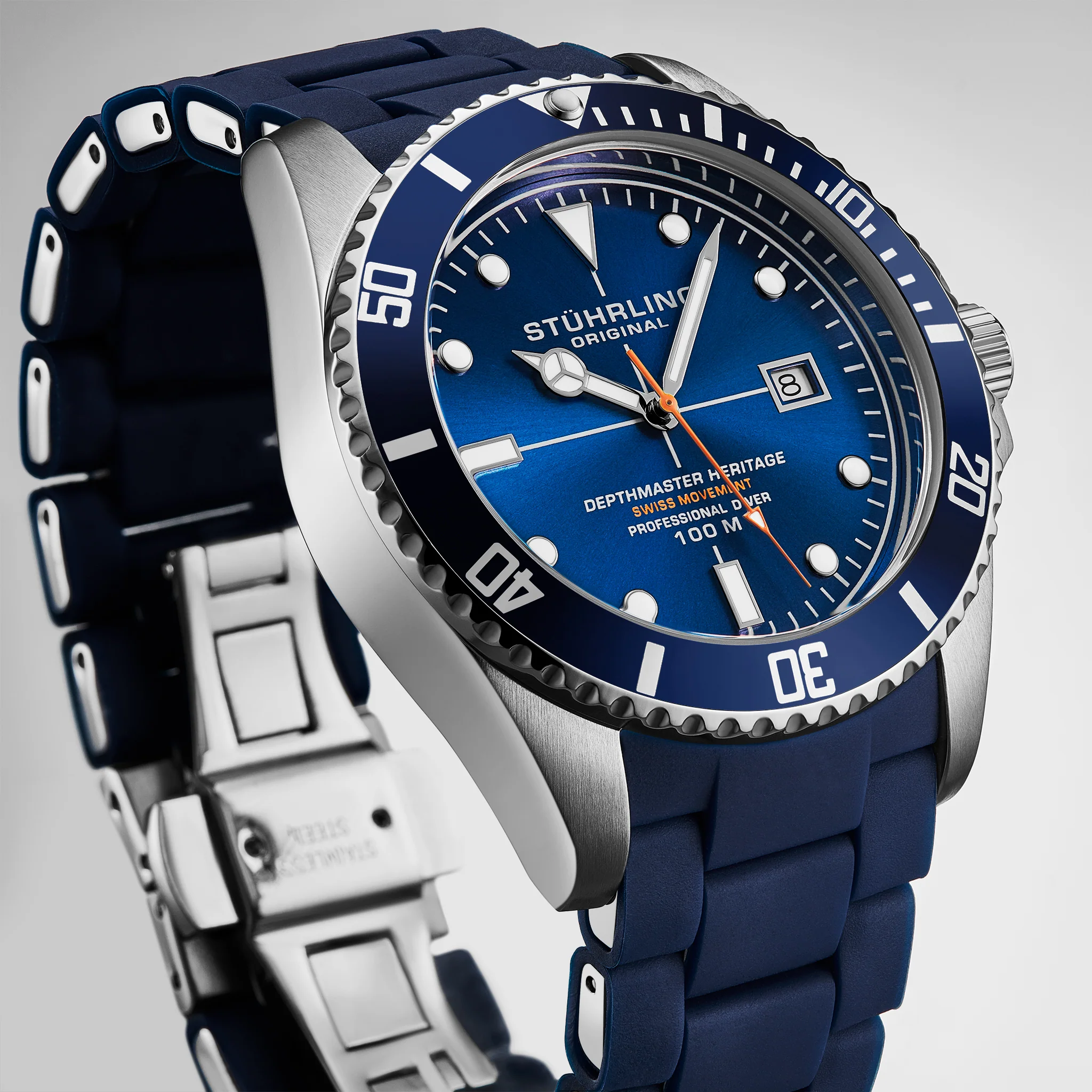 Stührling Datemaster Heritage 4087 Aquadiver 44mm - Image 19