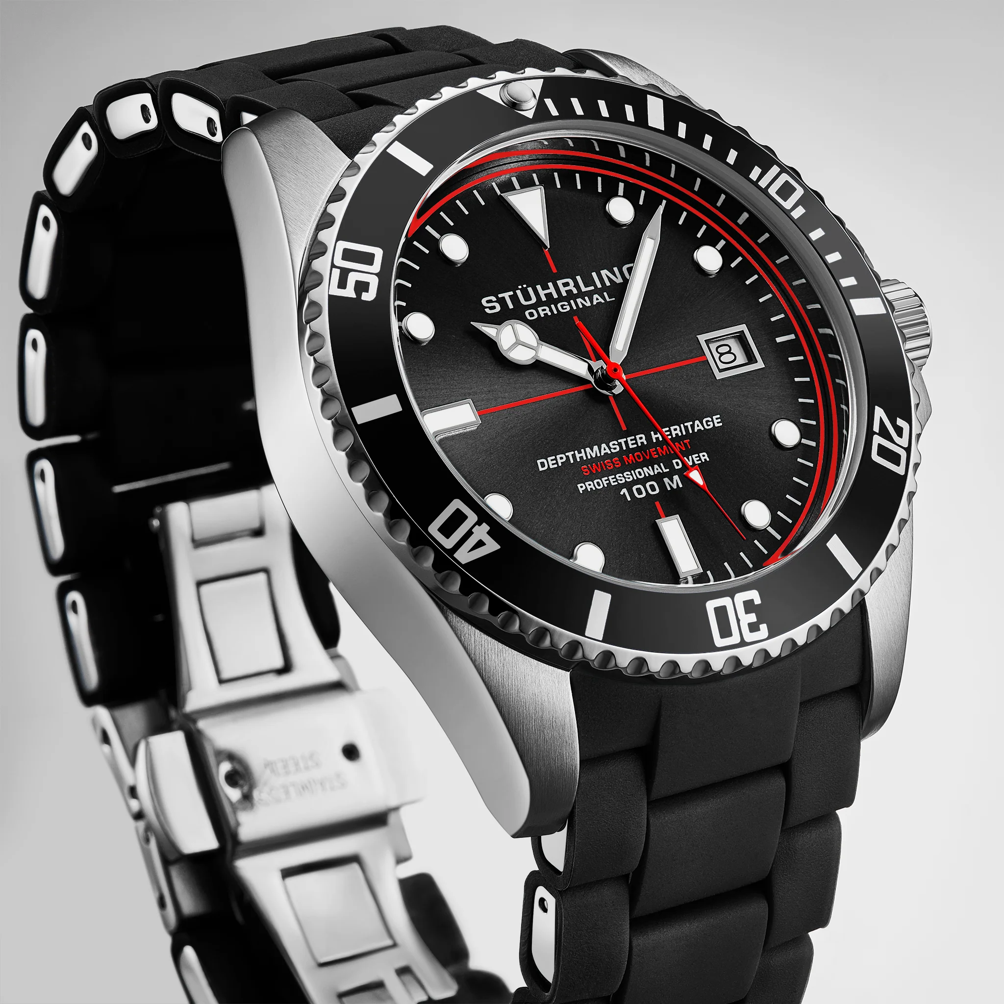 Stührling Datemaster Heritage 4087 Aquadiver 44mm - Image 2
