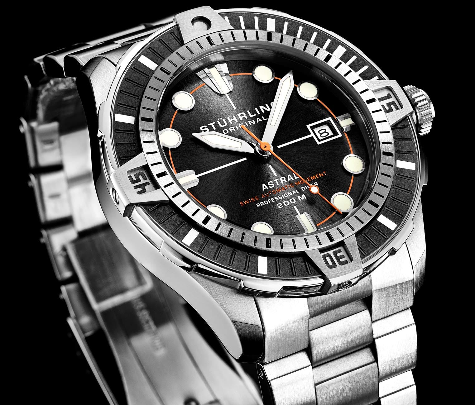 Stührling Astral 1005 Swiss Automatic Watch – 45mm - Image 23