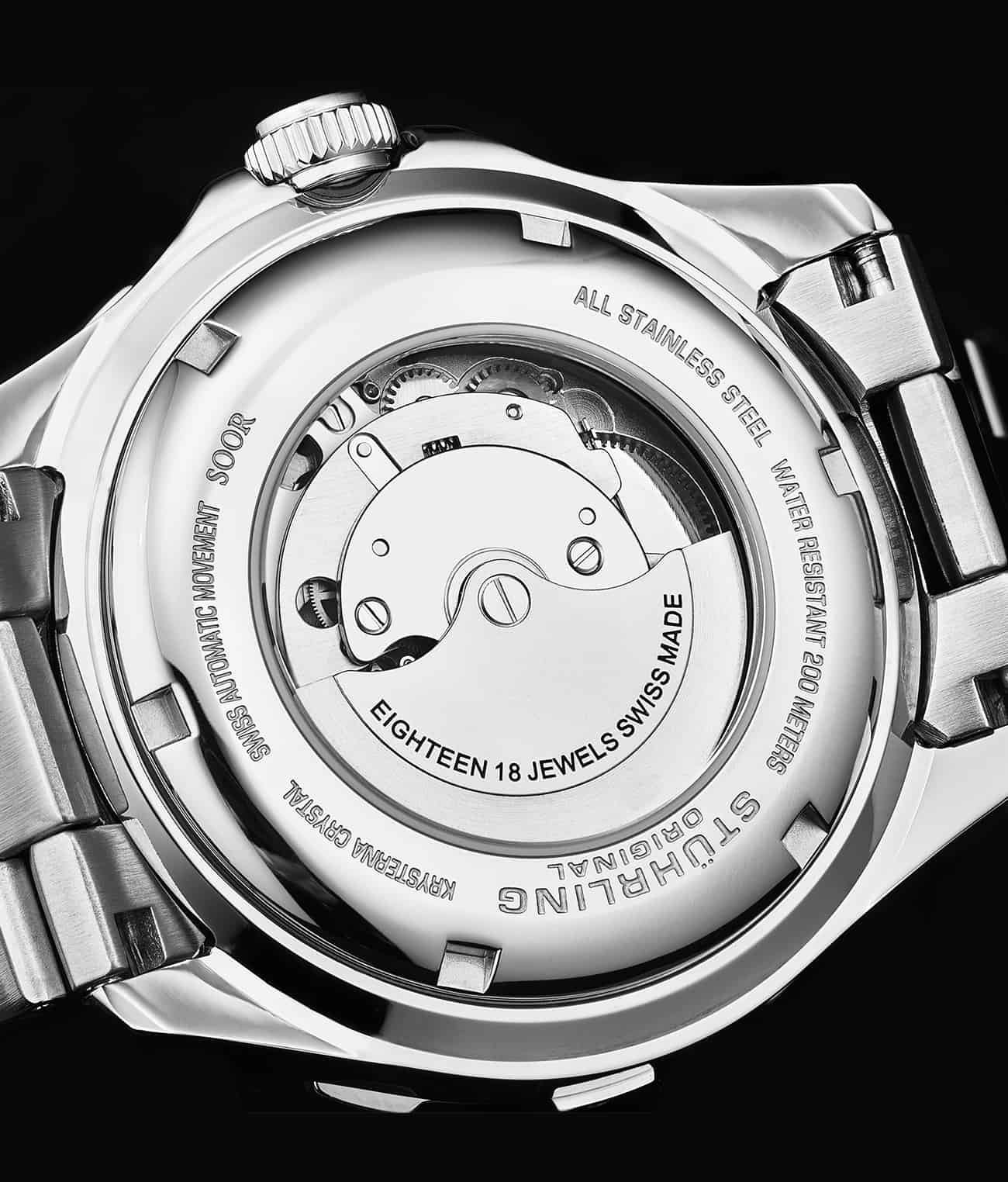 Stührling Astral 1005 Swiss Automatic Watch – 45mm - Image 26