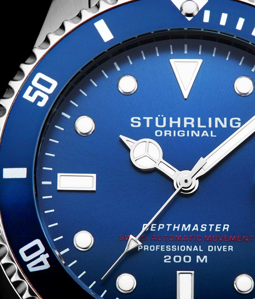 Stührling Swiss Automatic Depthmaster 883L 42mm Diver - Image 13