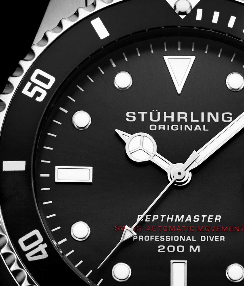 Stührling Swiss Automatic Depthmaster 883L 42mm Diver - Image 3