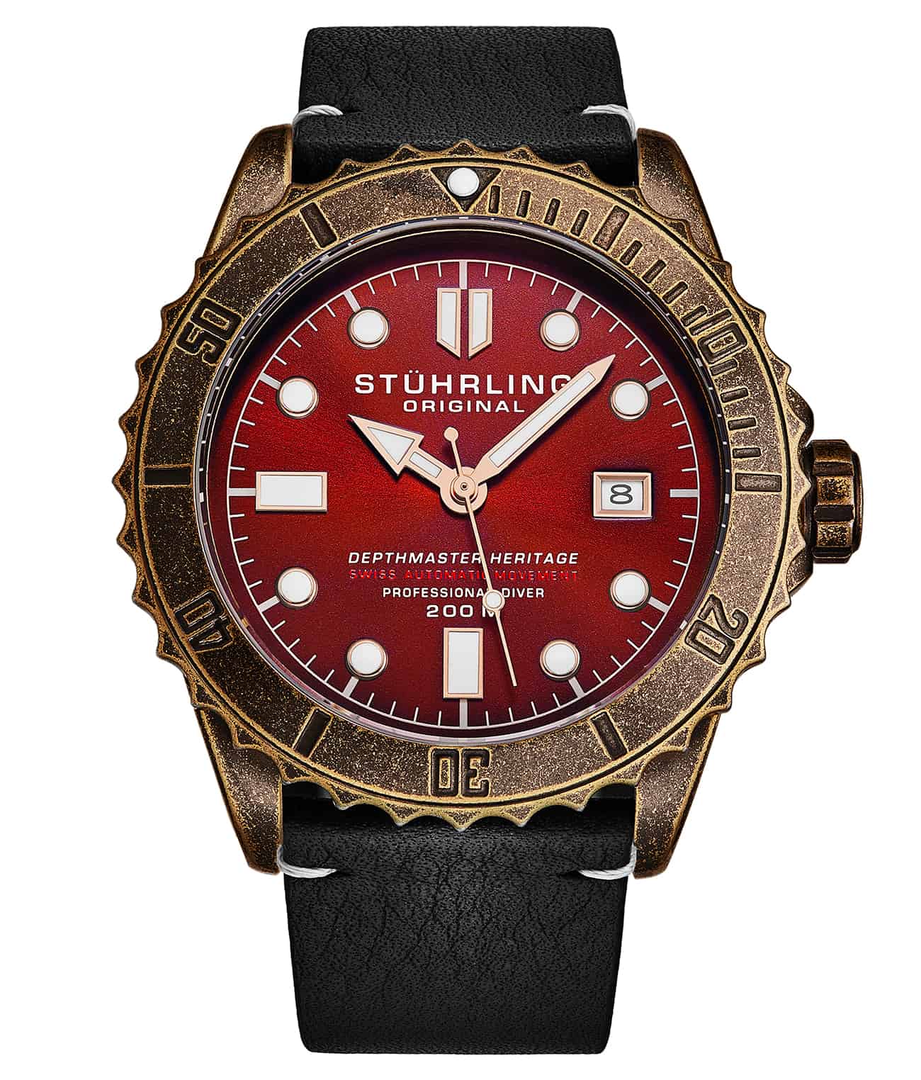 Stührling Swiss Automatic Depthmaster Heritage 1003L 44MM Diver - Image 11