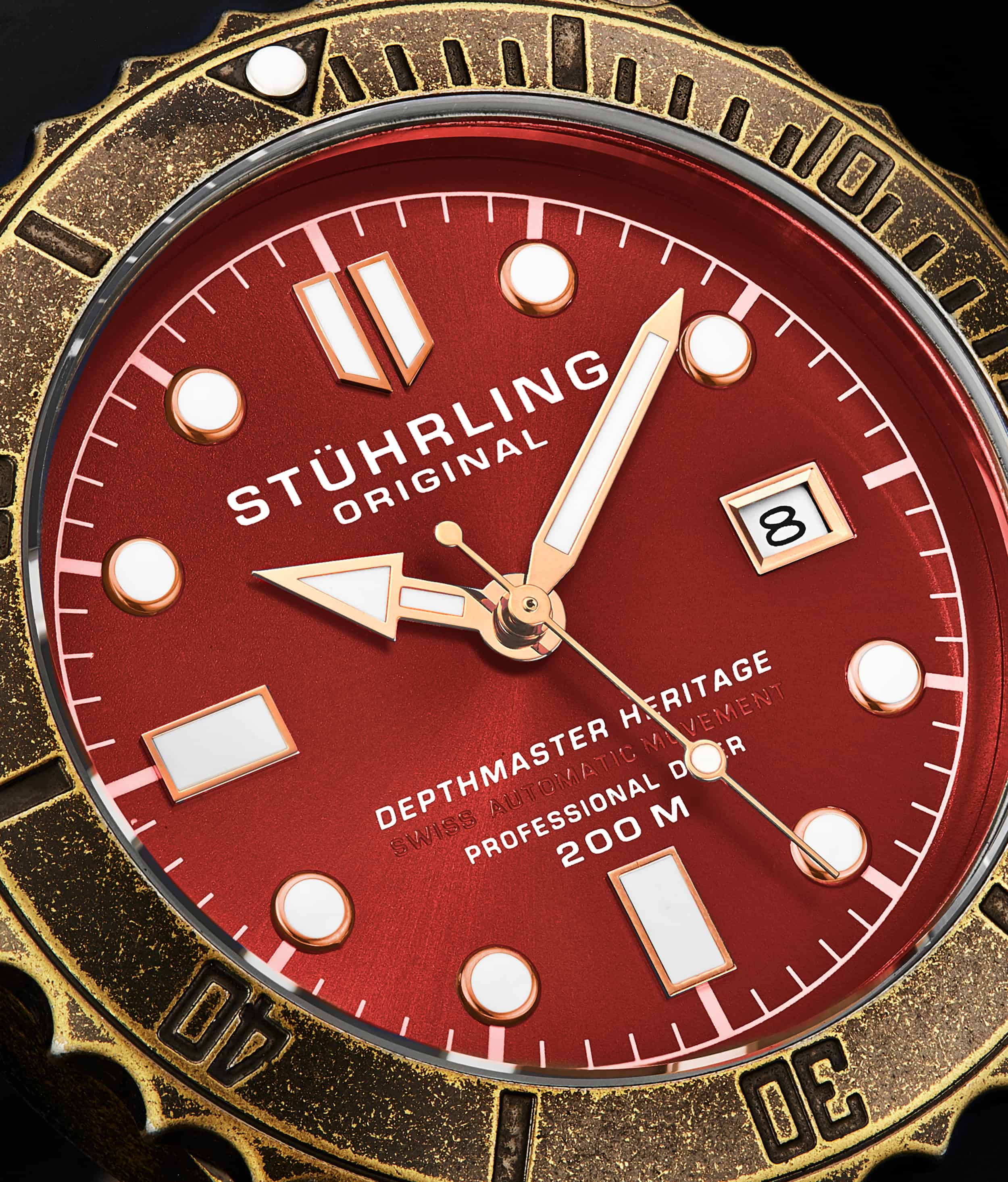 Stührling Swiss Automatic Depthmaster Heritage 1003L 44MM Diver - Image 13