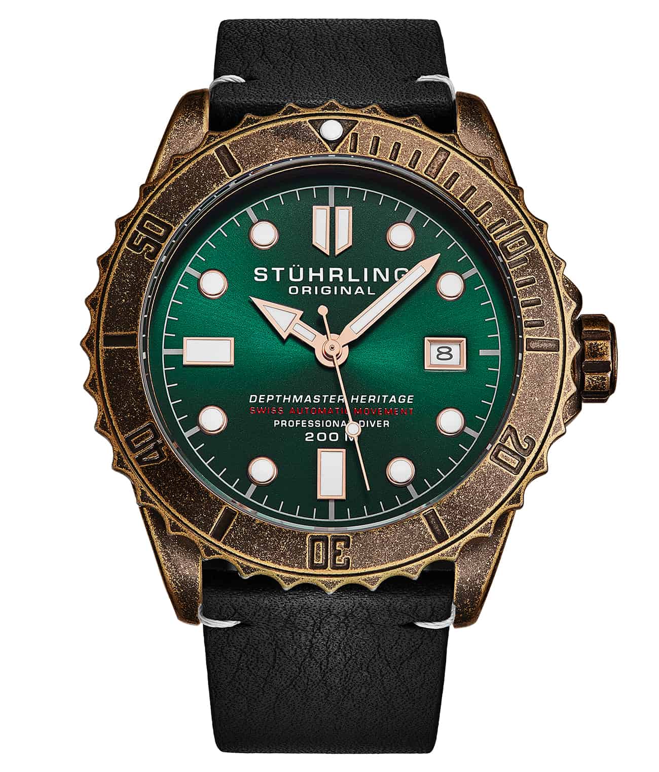 Stührling Swiss Automatic Depthmaster Heritage 1003L 44MM Diver - Image 16