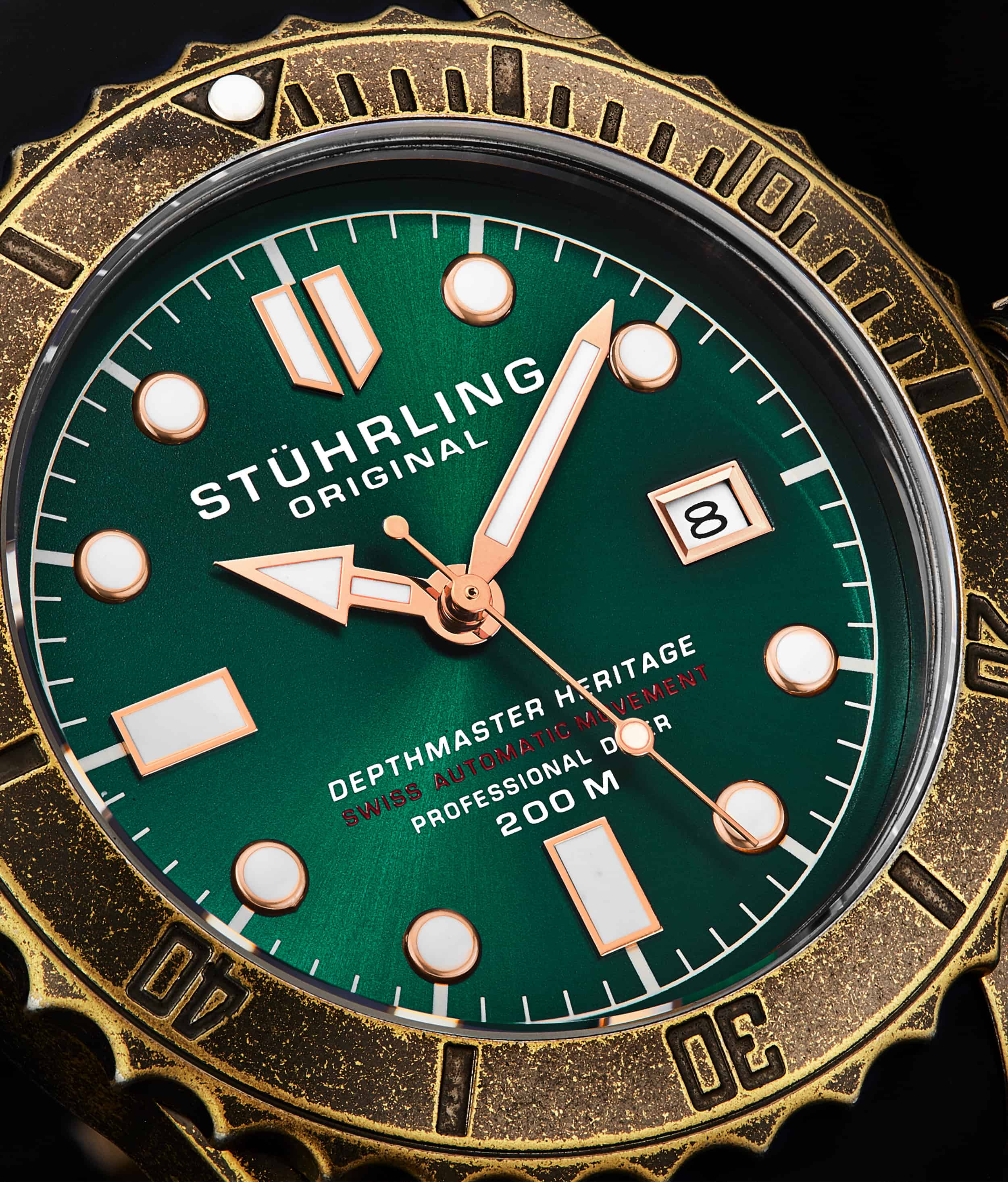 Stührling Swiss Automatic Depthmaster Heritage 1003L 44MM Diver - Image 18