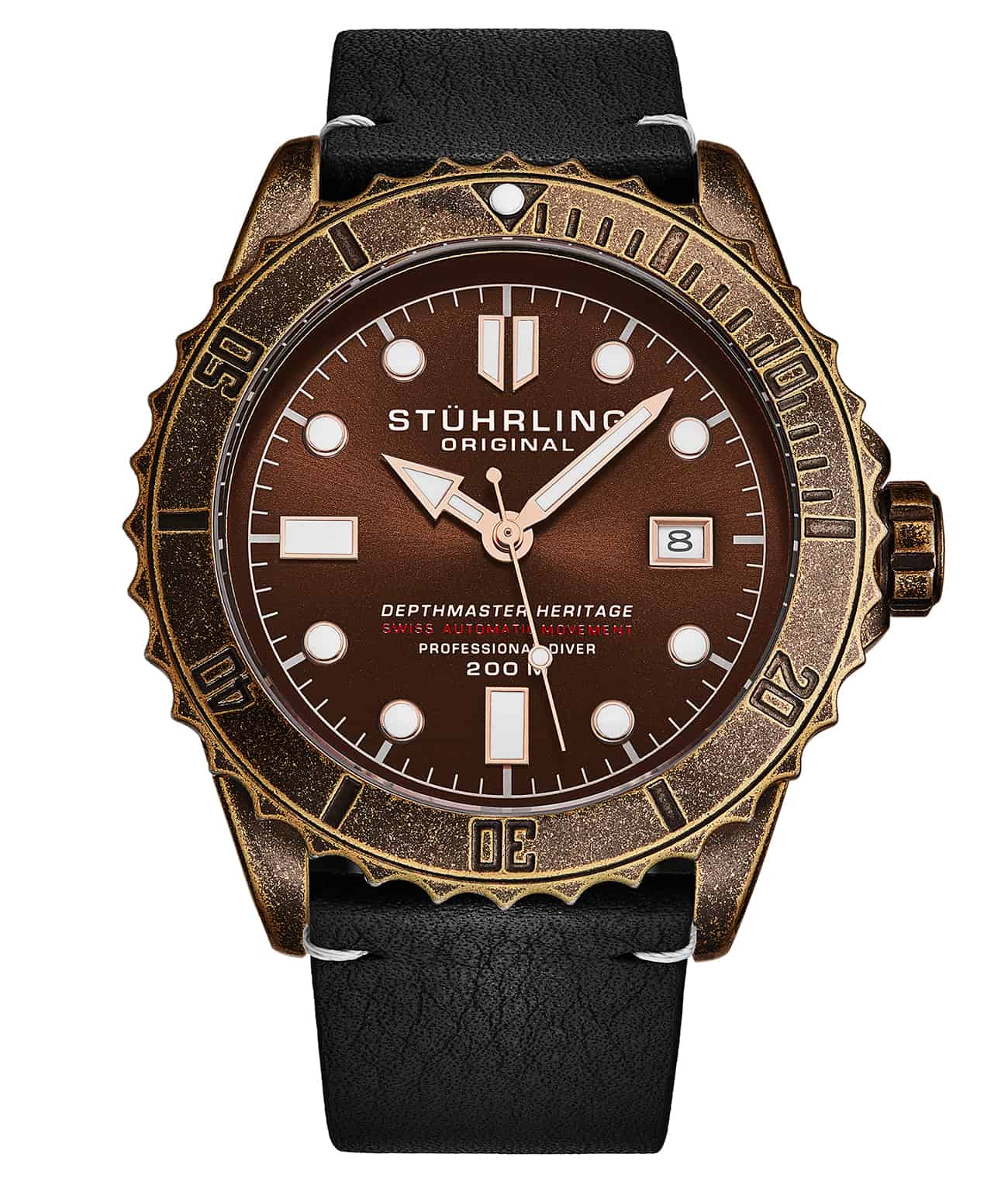 Stührling Swiss Automatic Depthmaster Heritage 1003L 44MM Diver - Image 21