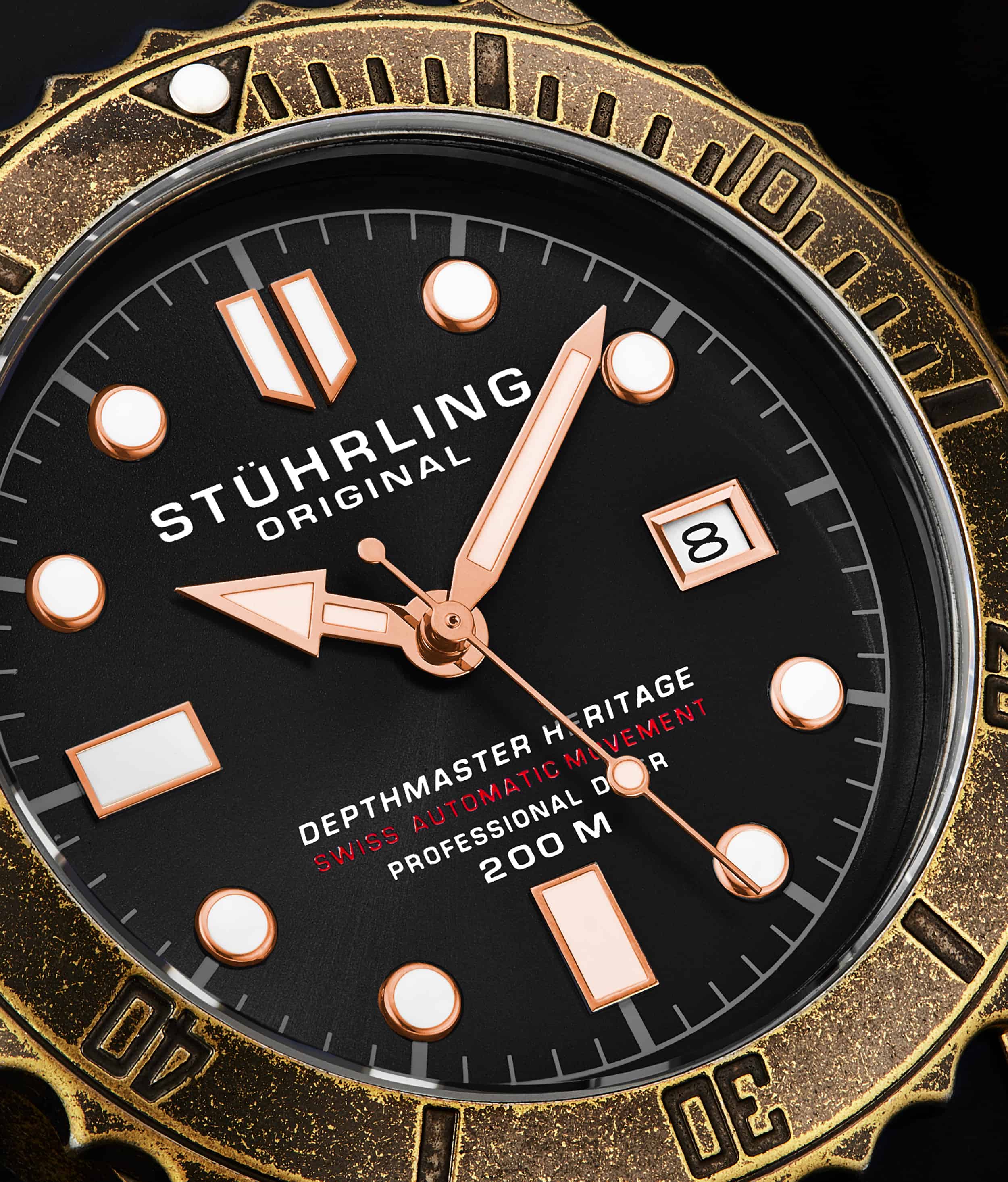Stührling Swiss Automatic Depthmaster Heritage 1003L 44MM Diver - Image 28