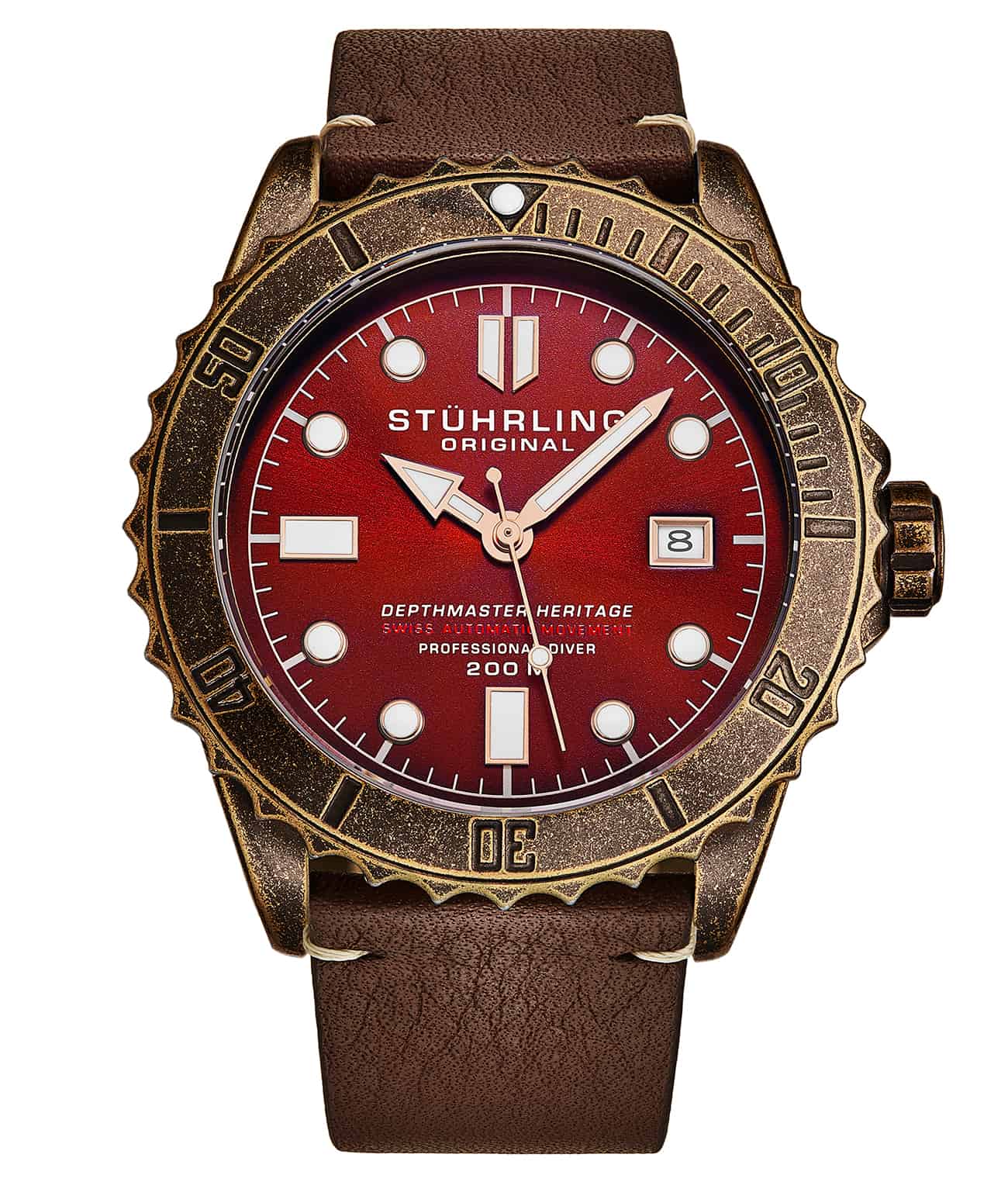 Stührling Swiss Automatic Depthmaster Heritage 1003L 44MM Diver - Image 31