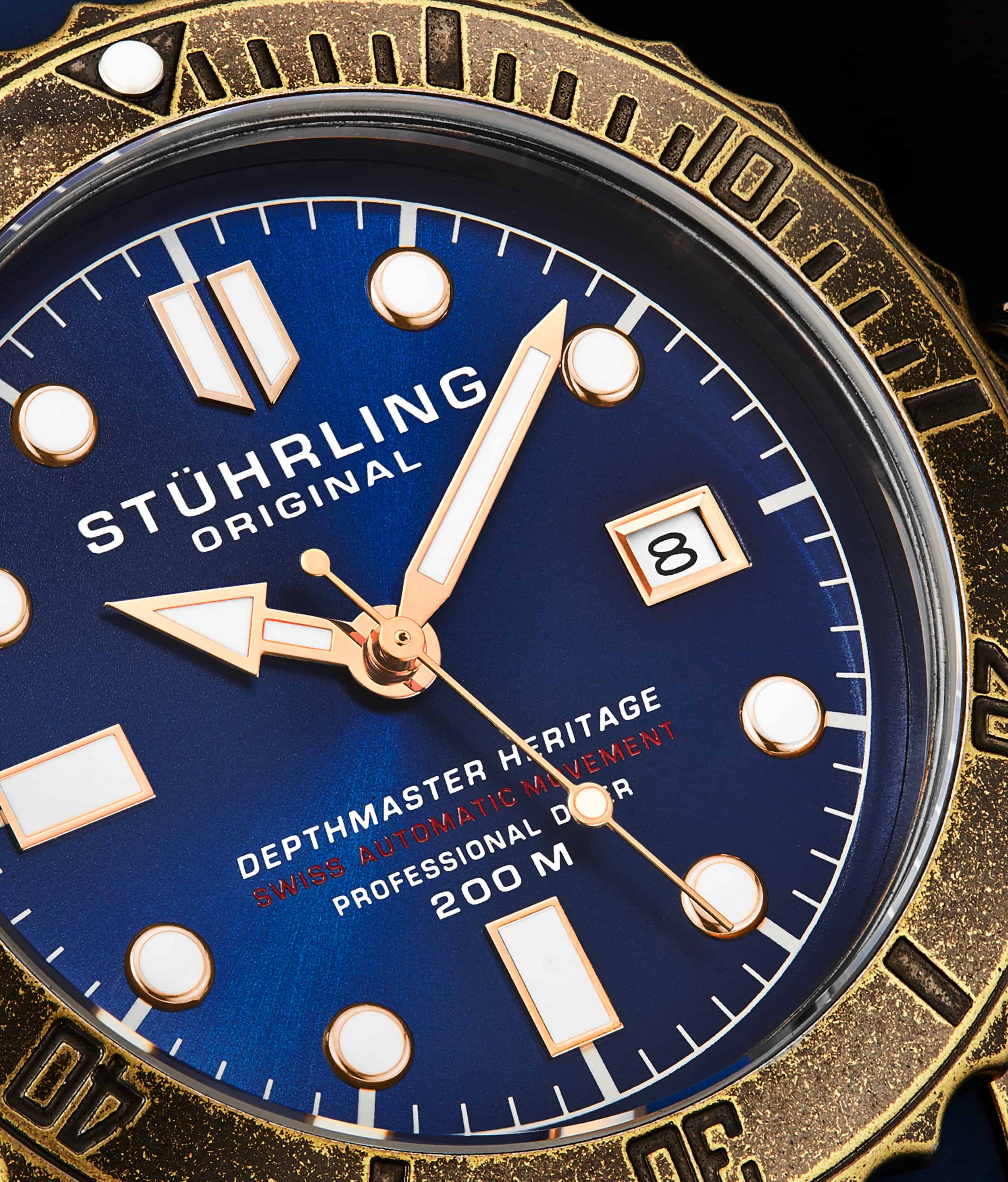 Stührling Swiss Automatic Depthmaster Heritage 1003L 44MM Diver - Image 38