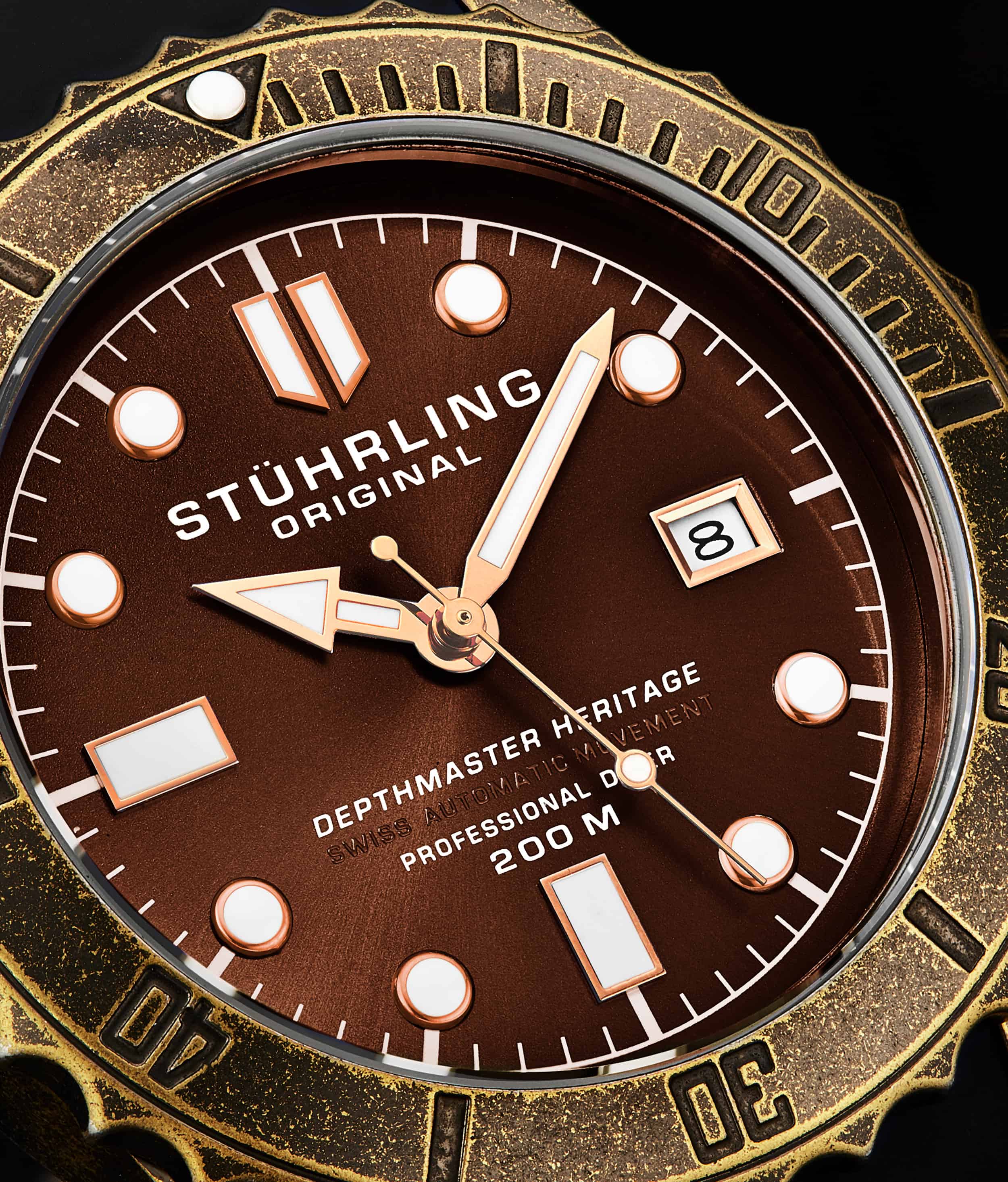 Stührling Swiss Automatic Depthmaster Heritage 1003L 44MM Diver - Image 47