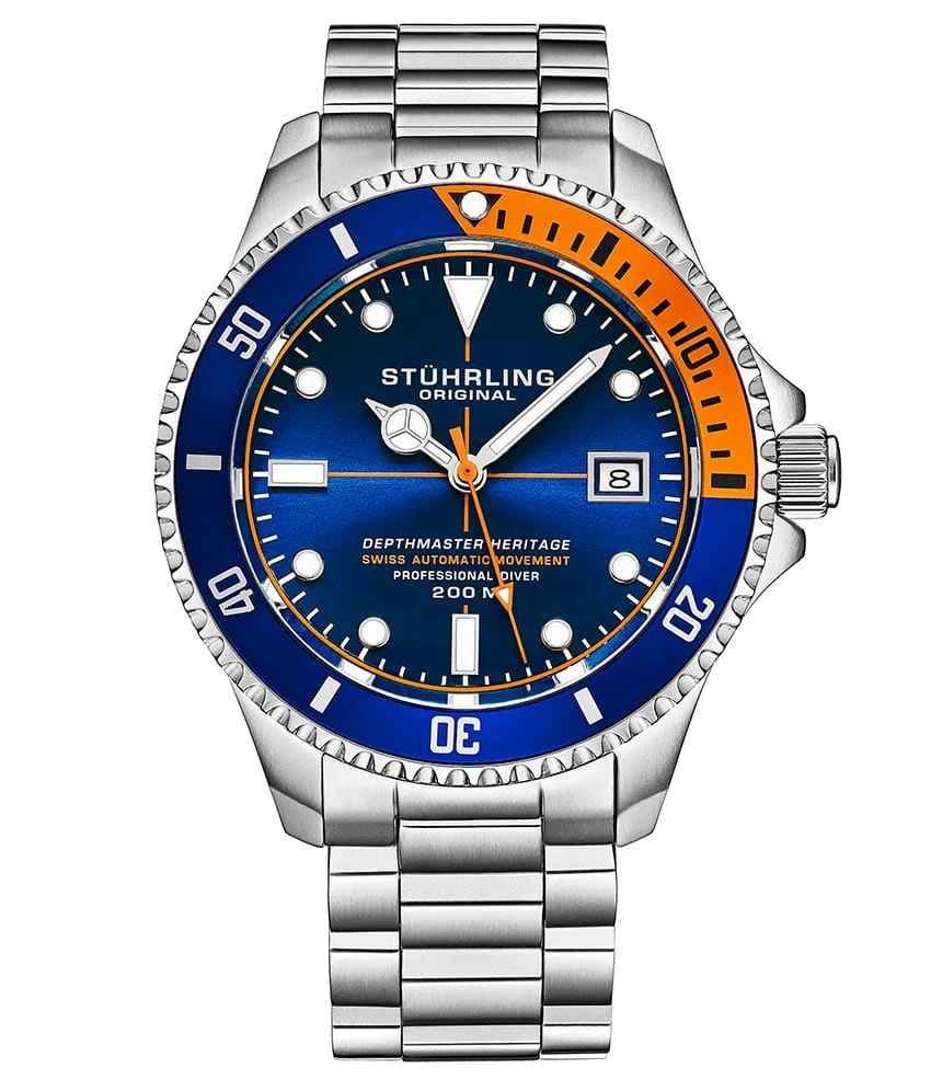 Stührling Swiss Automatic Depthmaster Heritage 883H 42mm Diver