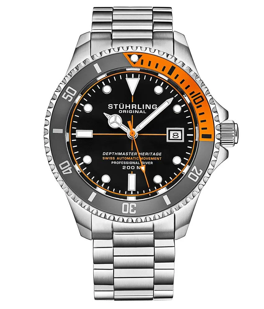 Stührling Swiss Automatic Depthmaster Heritage 883H 42mm Diver - Image 3