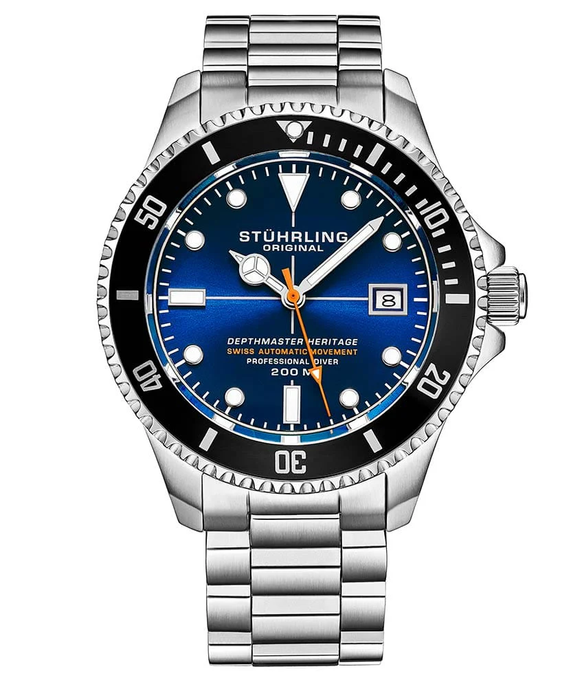 Stührling Swiss Automatic Depthmaster Heritage 883H 42mm Diver - Image 5