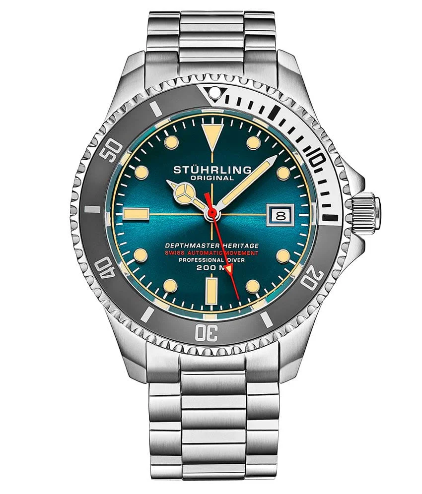 Stührling Swiss Automatic Depthmaster Heritage 883H 42mm Diver - Image 7