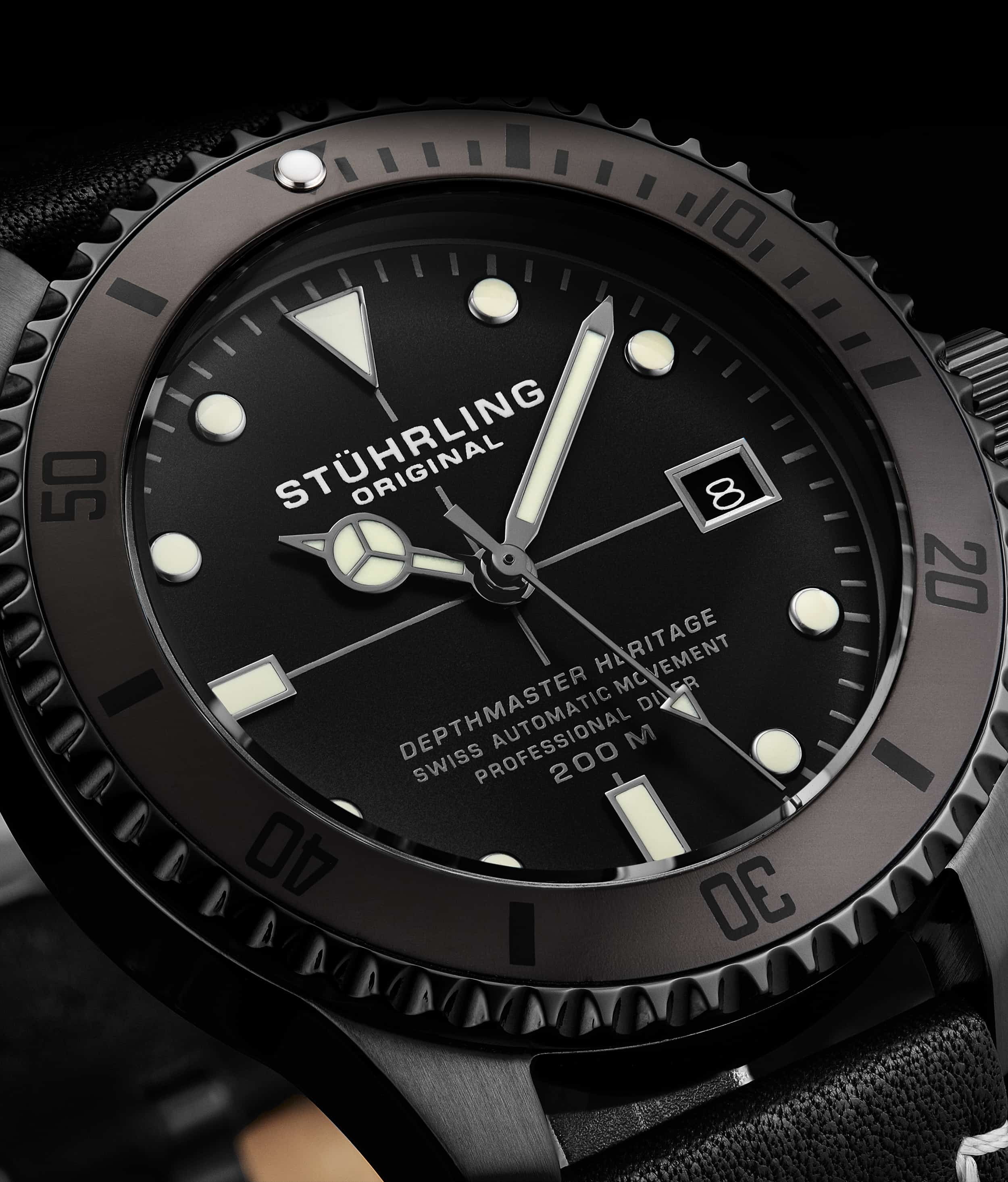 Stührling Swiss Automatic Depthmaster Heritage 883HB 42mm Diver - Image 13