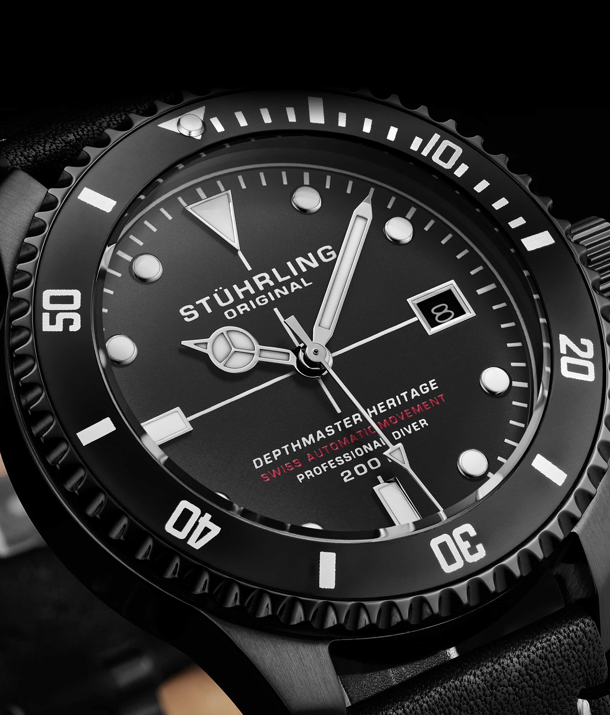 Stührling Swiss Automatic Depthmaster Heritage 883HB 42mm Diver - Image 3