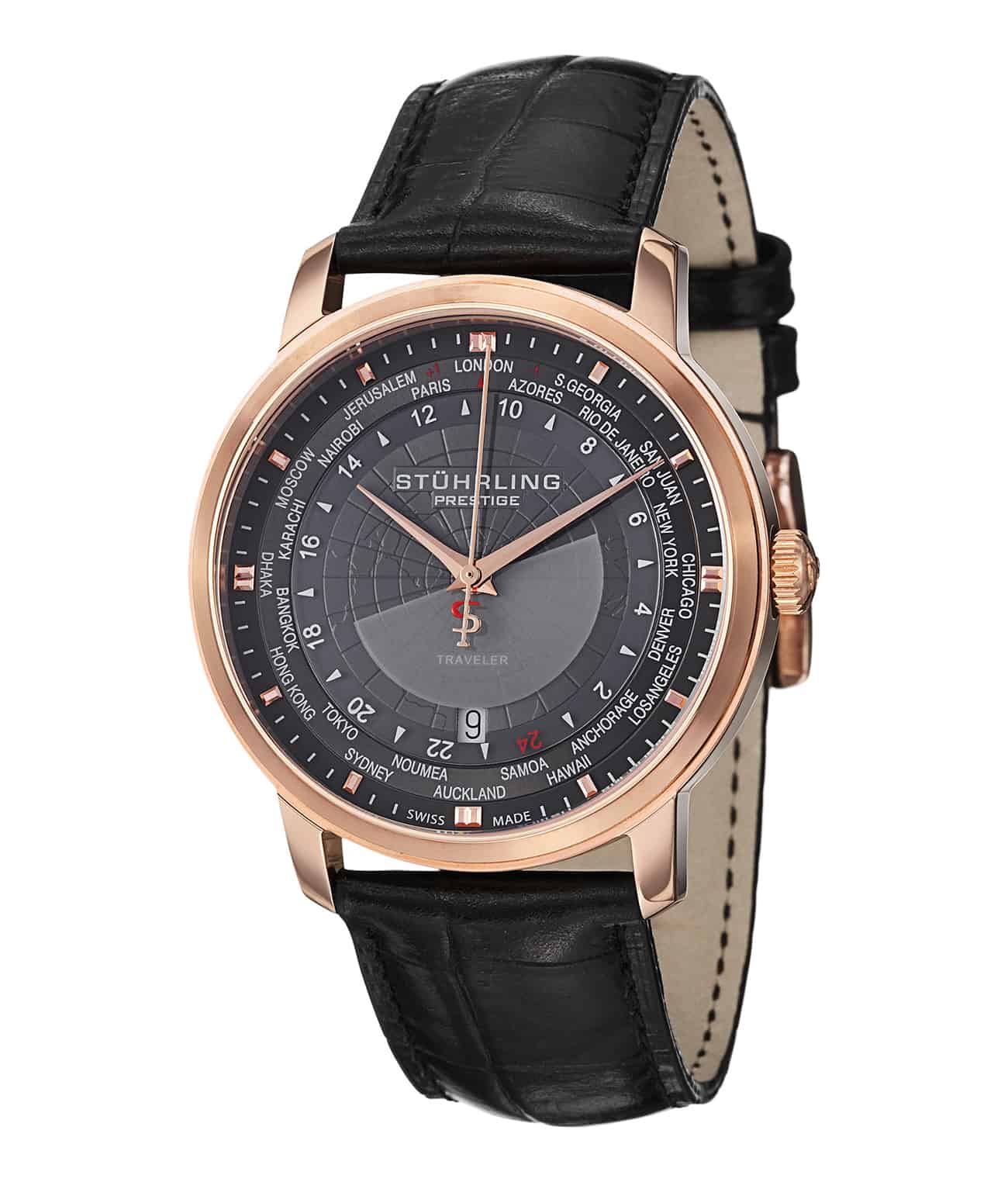 Stührling Swiss Traveler 383 Quartz 42mm - Image 4