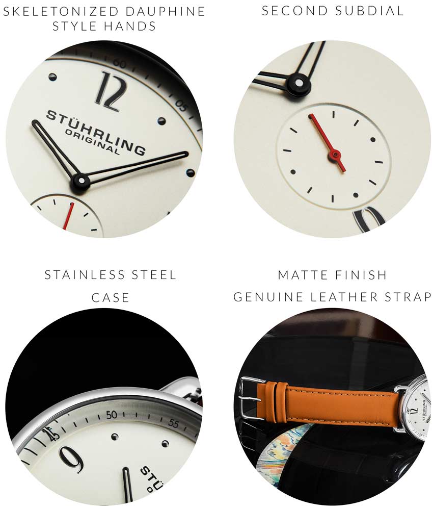 Stührling Symphony 857 Quartz 42mm Classic - Image 43