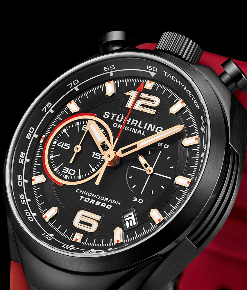 Stührling Tachymeter 923.04, Torero 894.04, Signature Pen, and Watch Tool Kit - Image 11