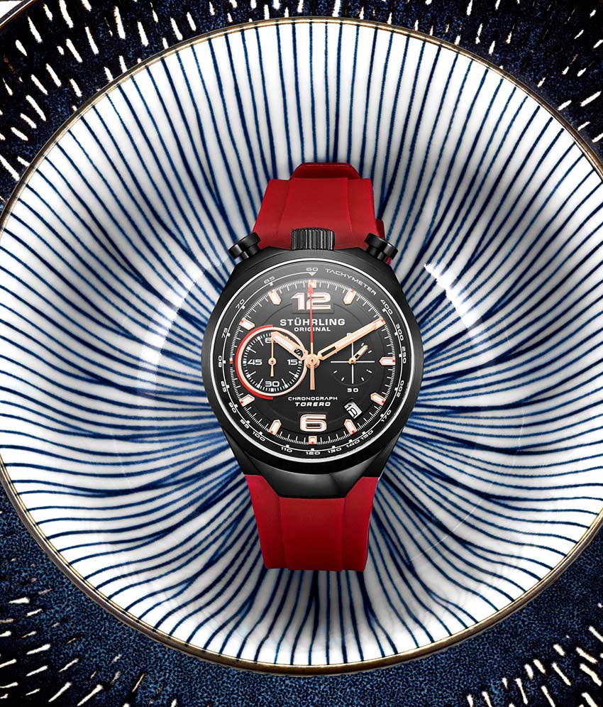 Stührling Tachymeter 923.04, Torero 894.04, Signature Pen, and Watch Tool Kit - Image 14