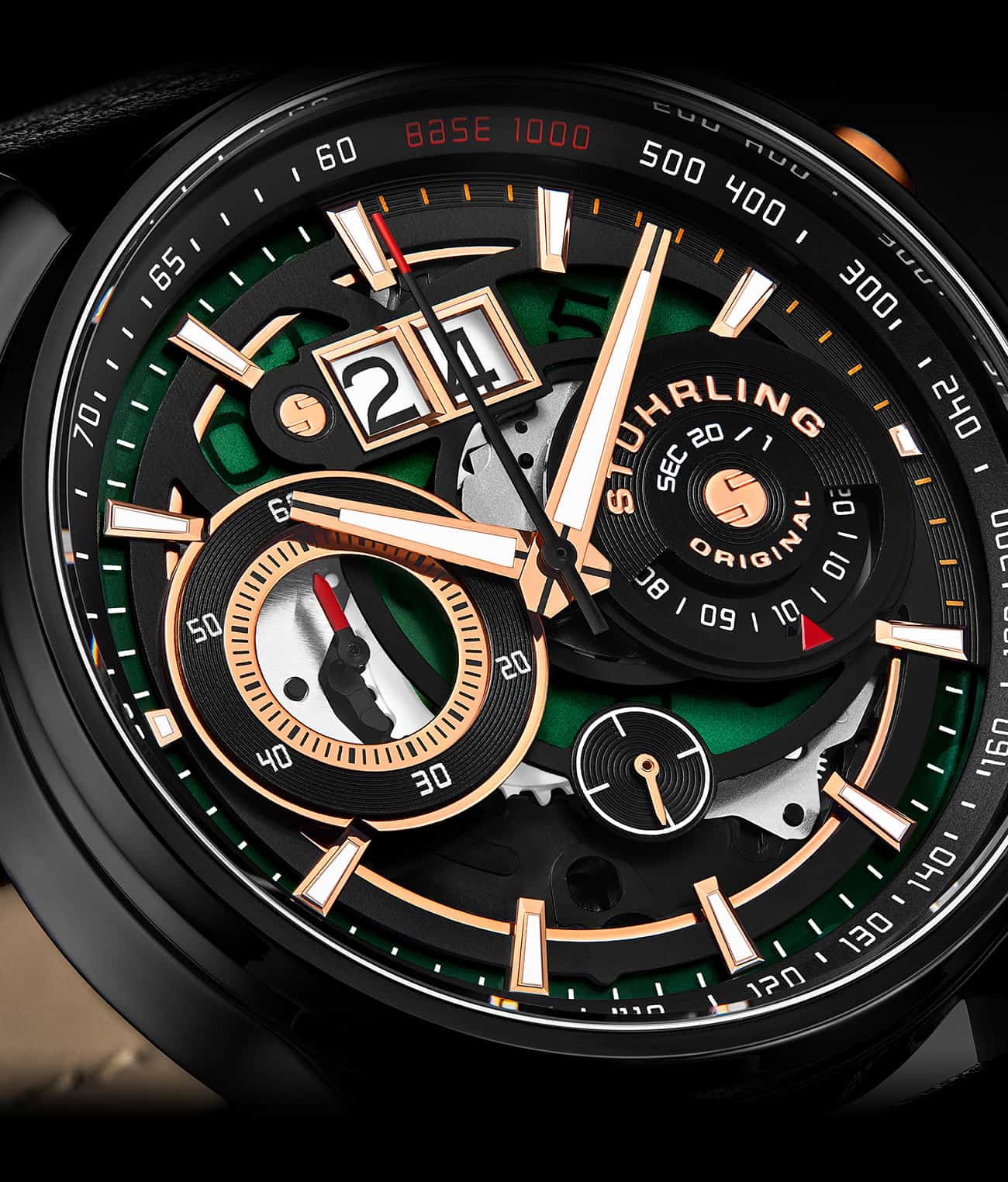 Stührling Tachymeter 923.04, Torero 894.04, Signature Pen, and Watch Tool Kit - Image 6
