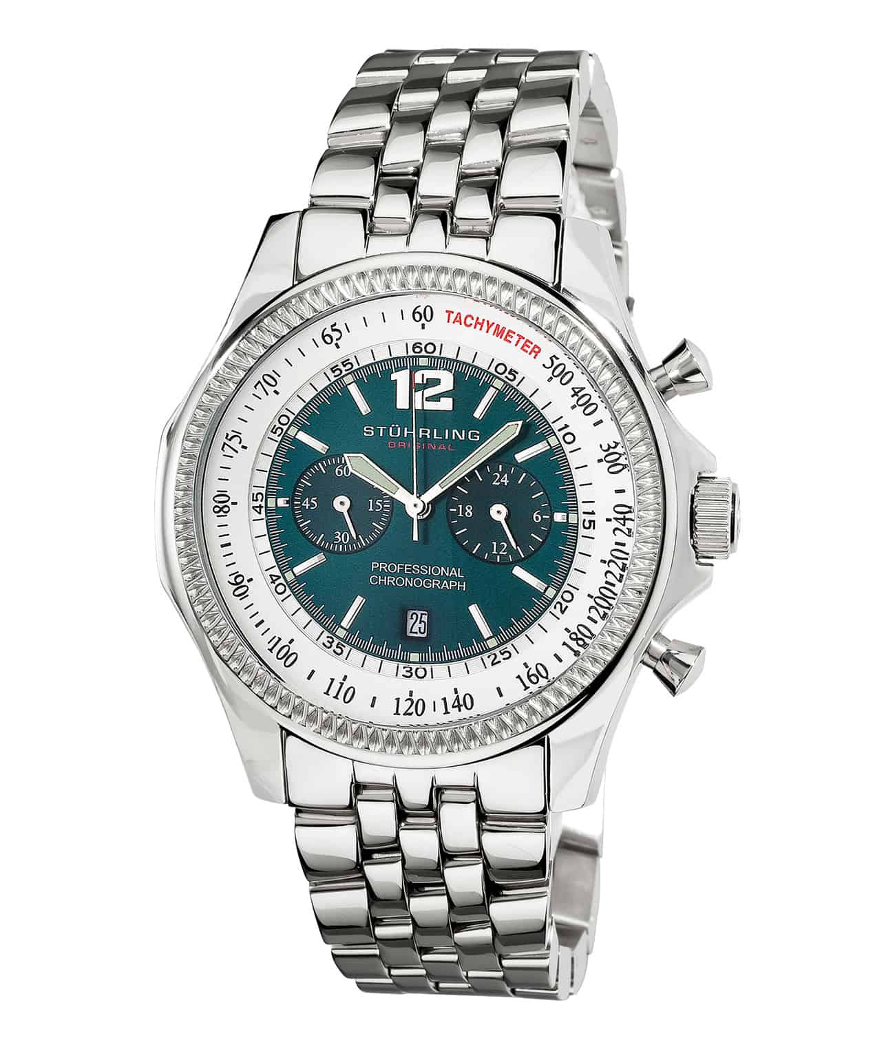 Stührling Targa 24 Pro 176B2 Quartz 48mm Chronograph - Image 2