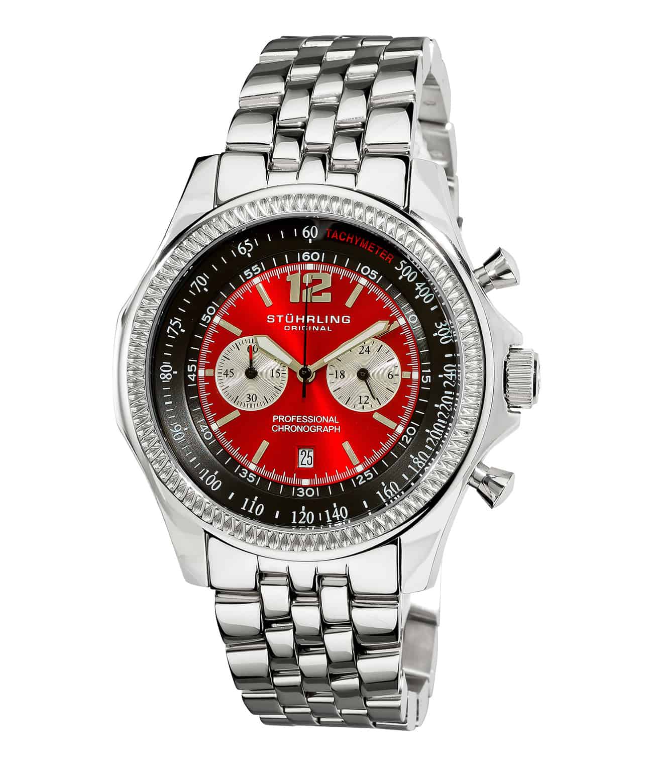 Stührling Targa 24 Pro 176B2 Quartz 48mm Chronograph - Image 5