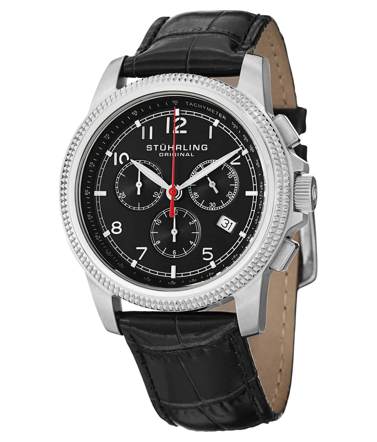 Stührling Targa Courant 717 Quartz 43mm Chronograph - Image 2