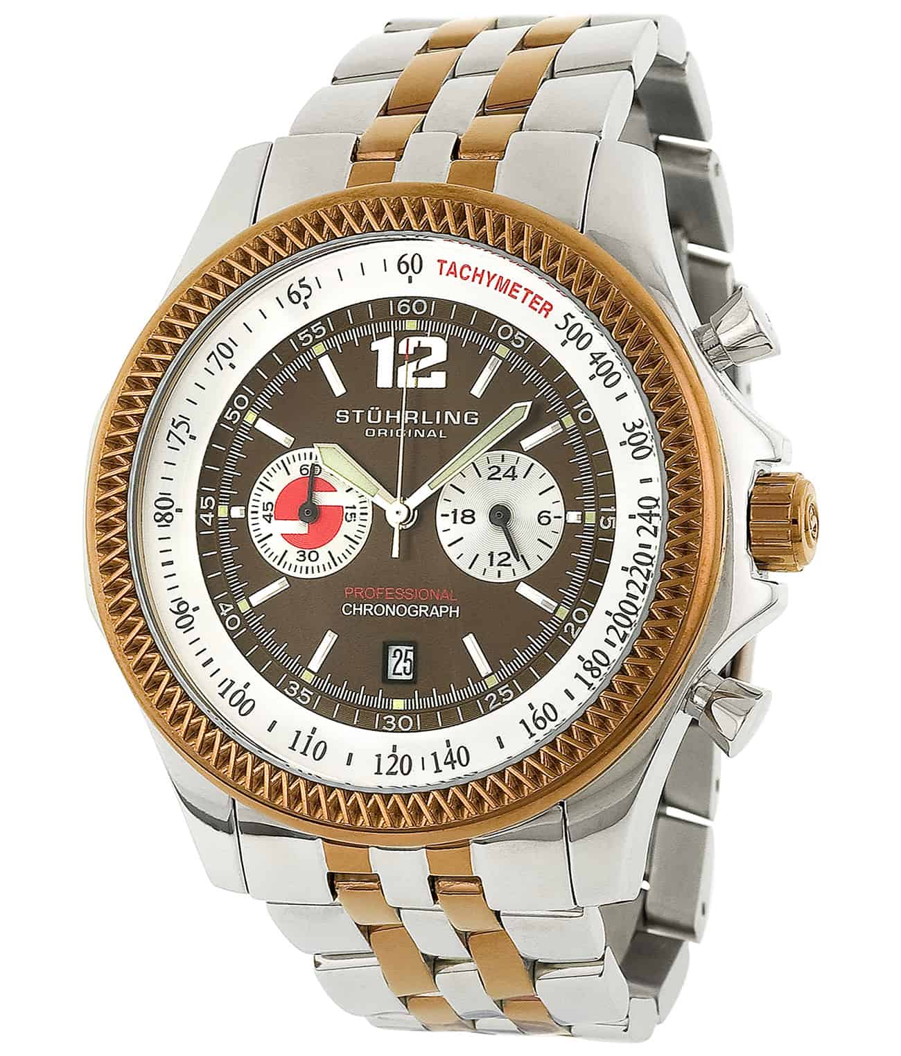 Stührling Targa Elite 176AA Quartz 49mm Chronograph - Image 3