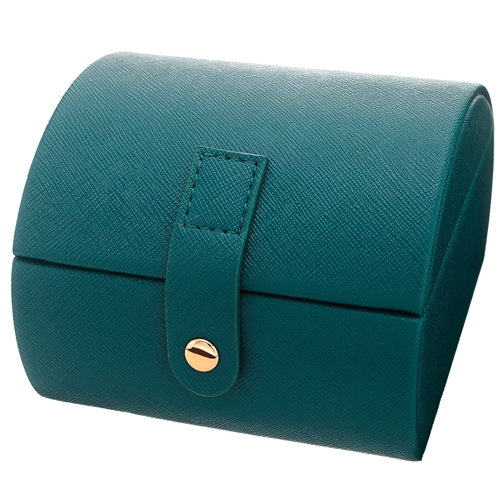 Stührling Teal Treasure Watch & Jewelry Case