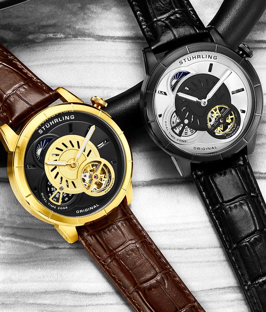 Stührling Tesla 686 Automatic 45mm Skeleton - Image 12