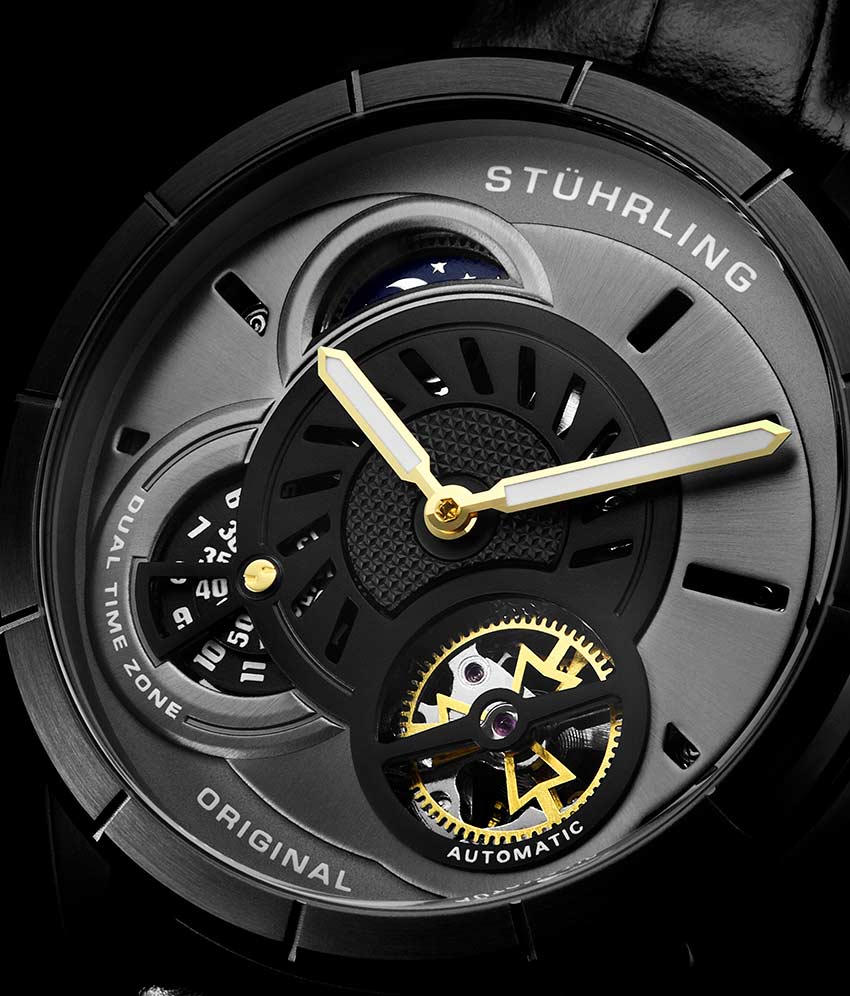 Stührling Tesla 686 Automatic 45mm Skeleton - Image 16
