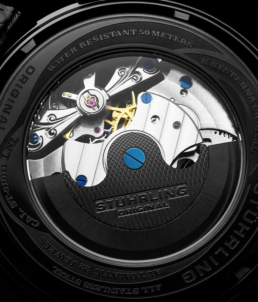 Stührling Tesla 686 Automatic 45mm Skeleton - Image 17