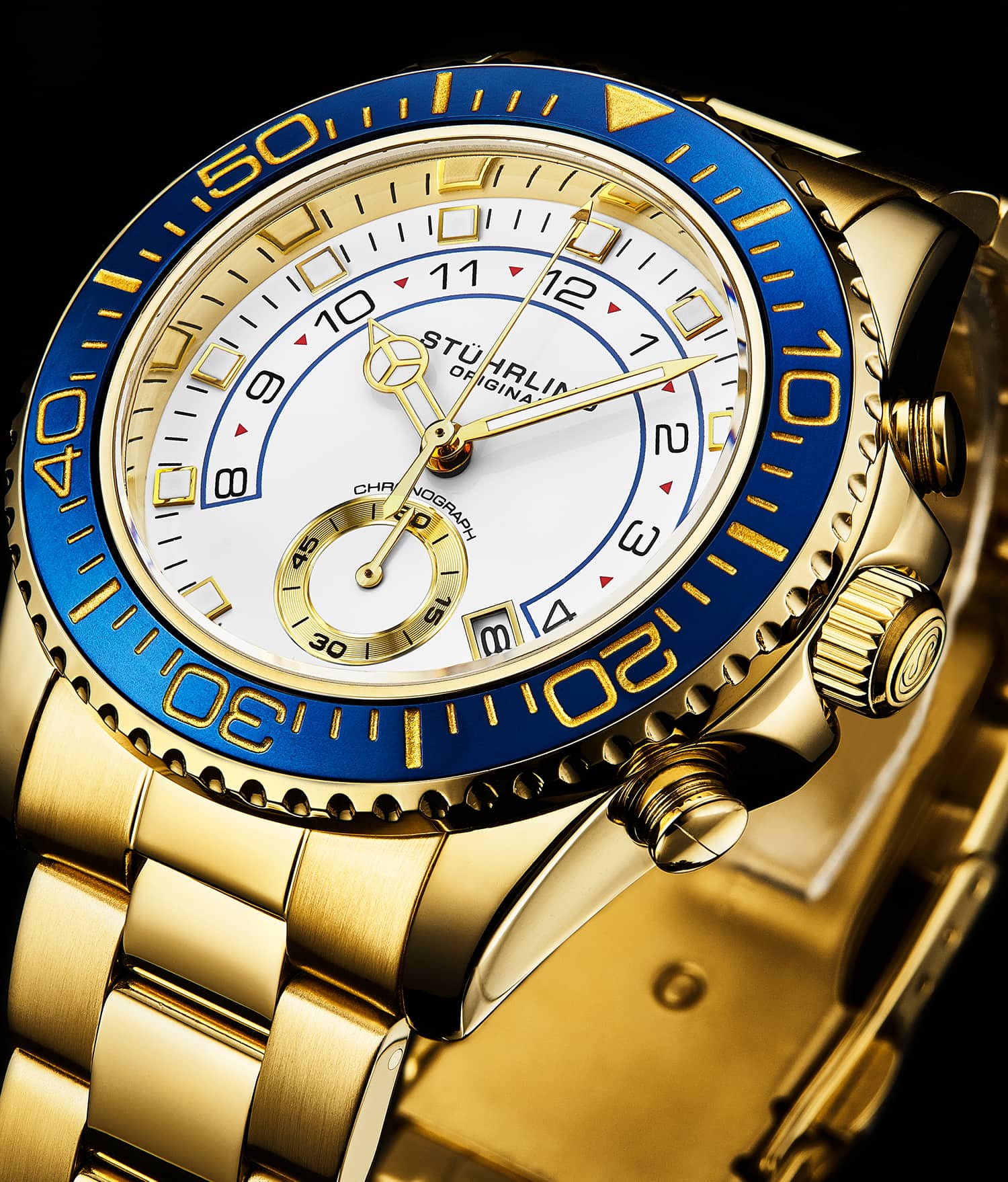 Stührling Brigadier Quartz 3966 Chronograph 42mm Diver - Image 21