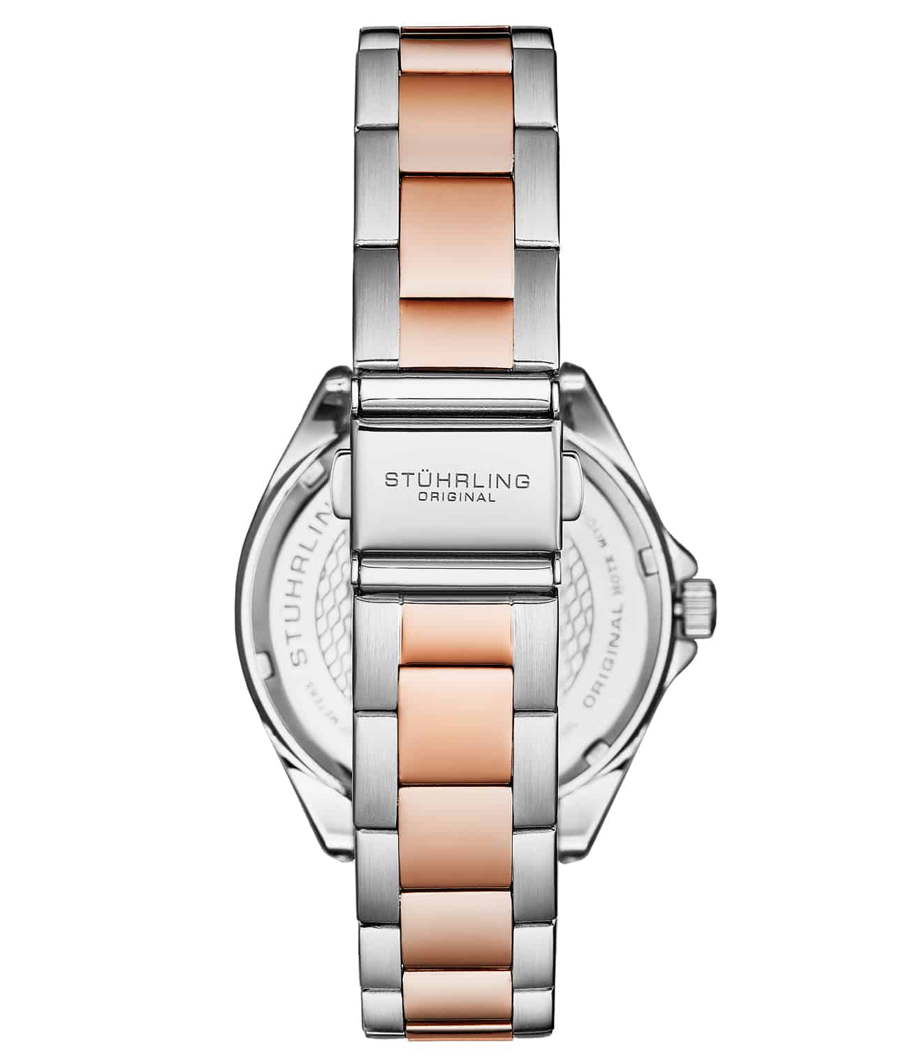 Stührling The Dynasty 4025 Japanese Quartz Crystal Bezel 40mm Watch - Image 4