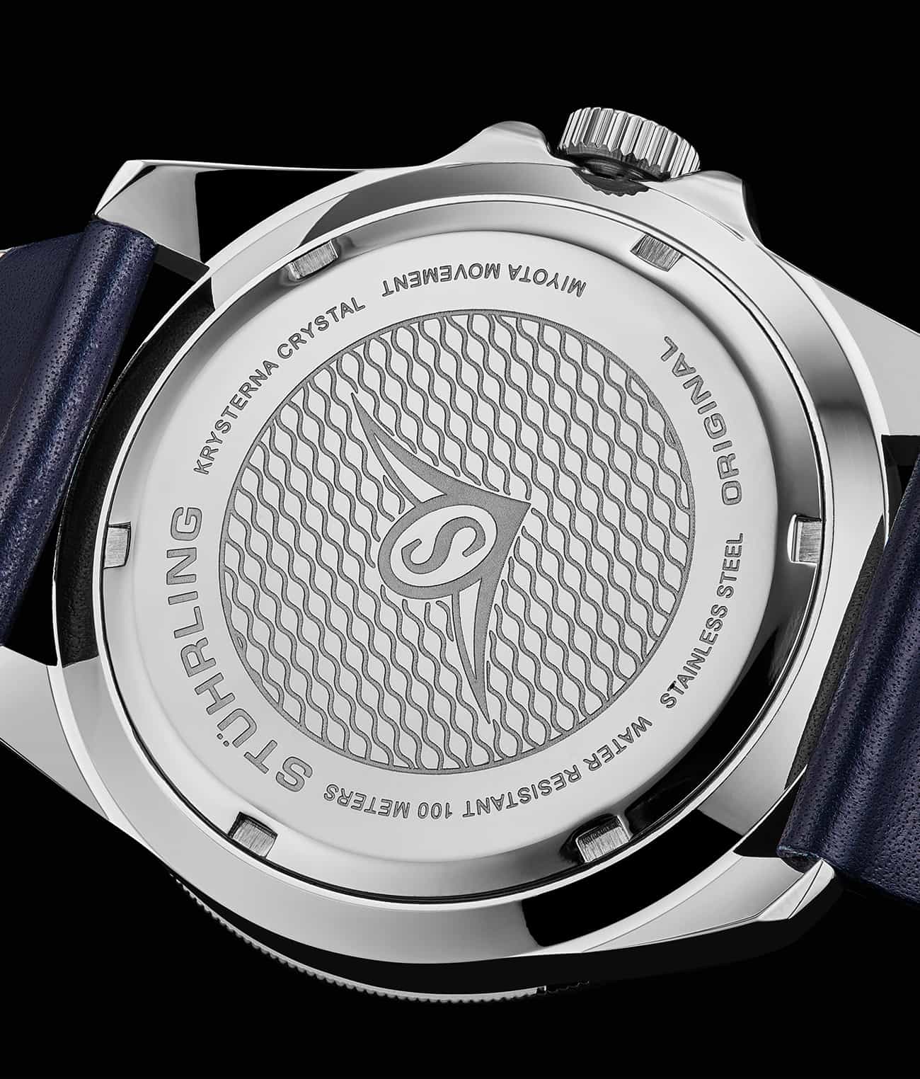 Stührling CarbonWave Japanese Quartz 42mm Dive Watch 4027 - Image 10