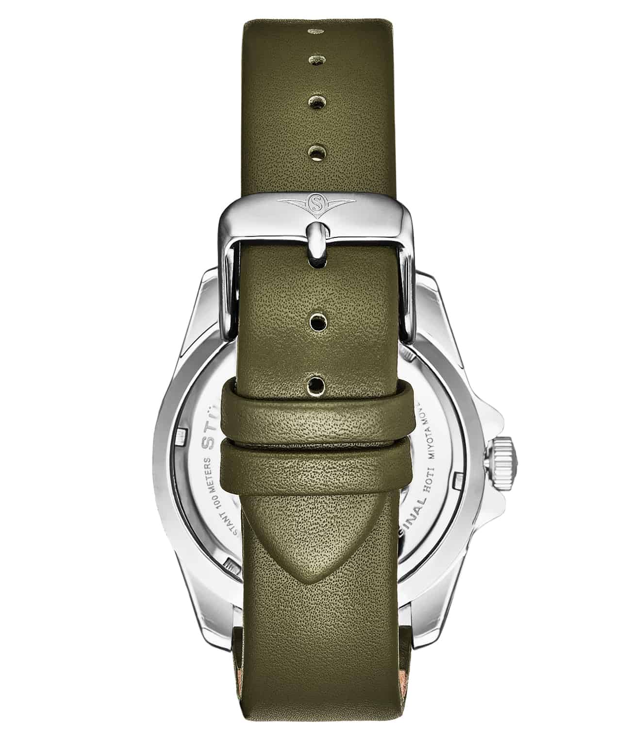 Stührling CarbonWave Japanese Quartz 42mm Dive Watch 4027 - Image 12