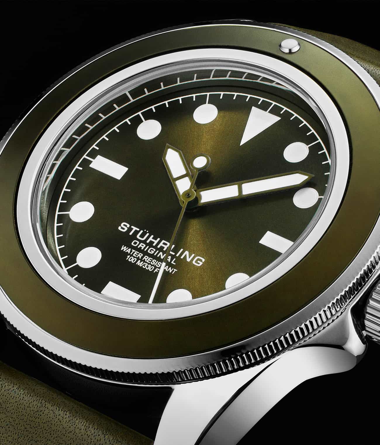 Stührling CarbonWave Japanese Quartz 42mm Dive Watch 4027 - Image 13