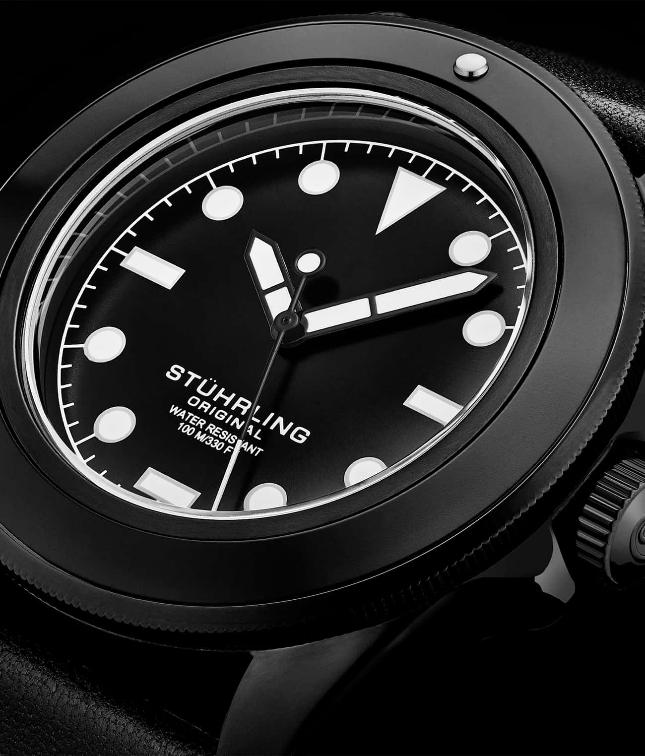 Stührling CarbonWave Japanese Quartz 42mm Dive Watch 4027 - Image 18