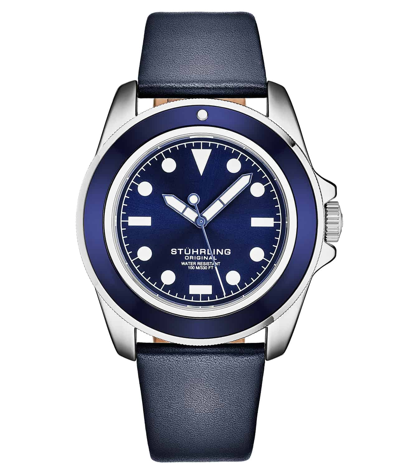 Stührling CarbonWave Japanese Quartz 42mm Dive Watch 4027 - Image 6