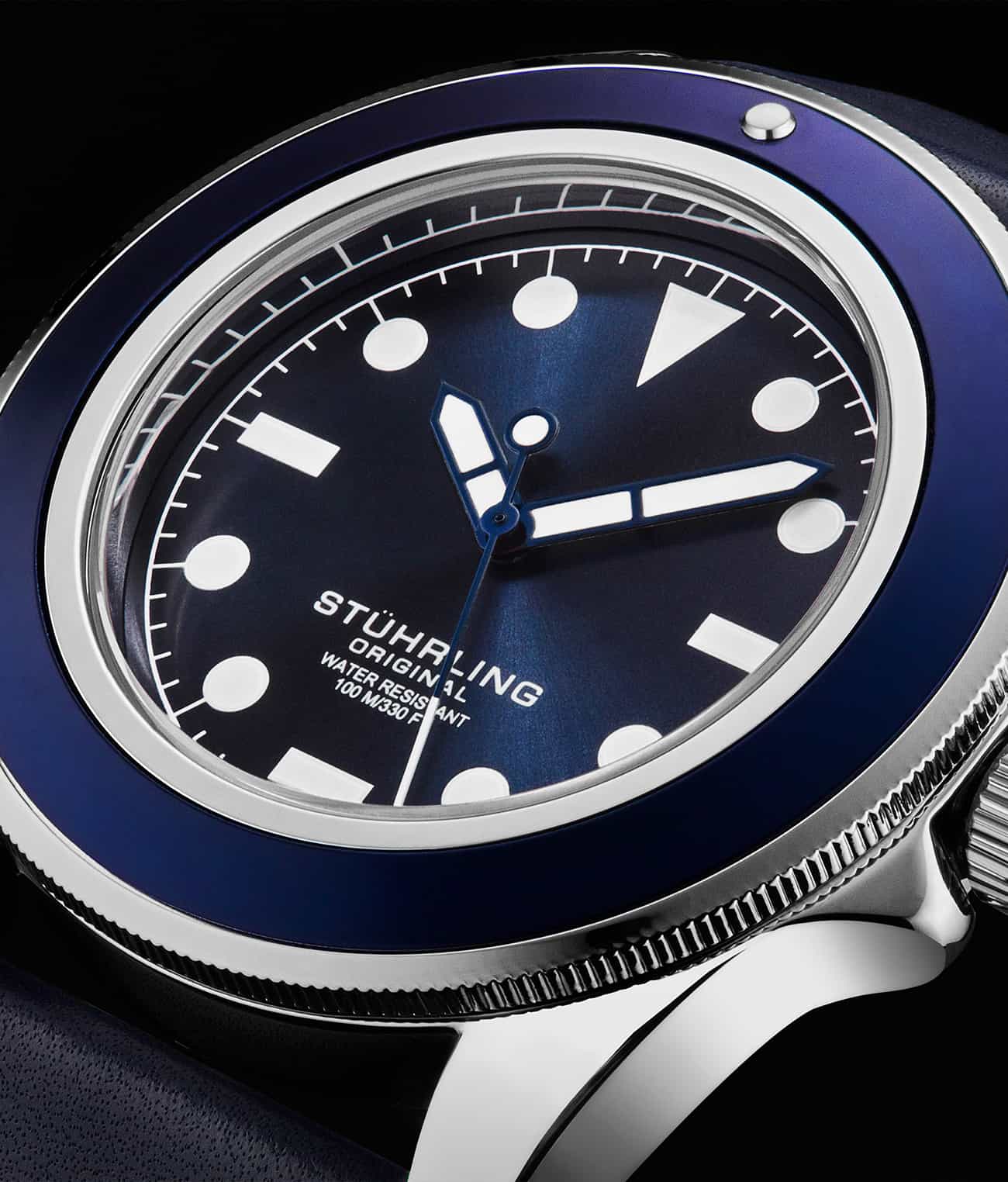 Stührling CarbonWave Japanese Quartz 42mm Dive Watch 4027 - Image 8