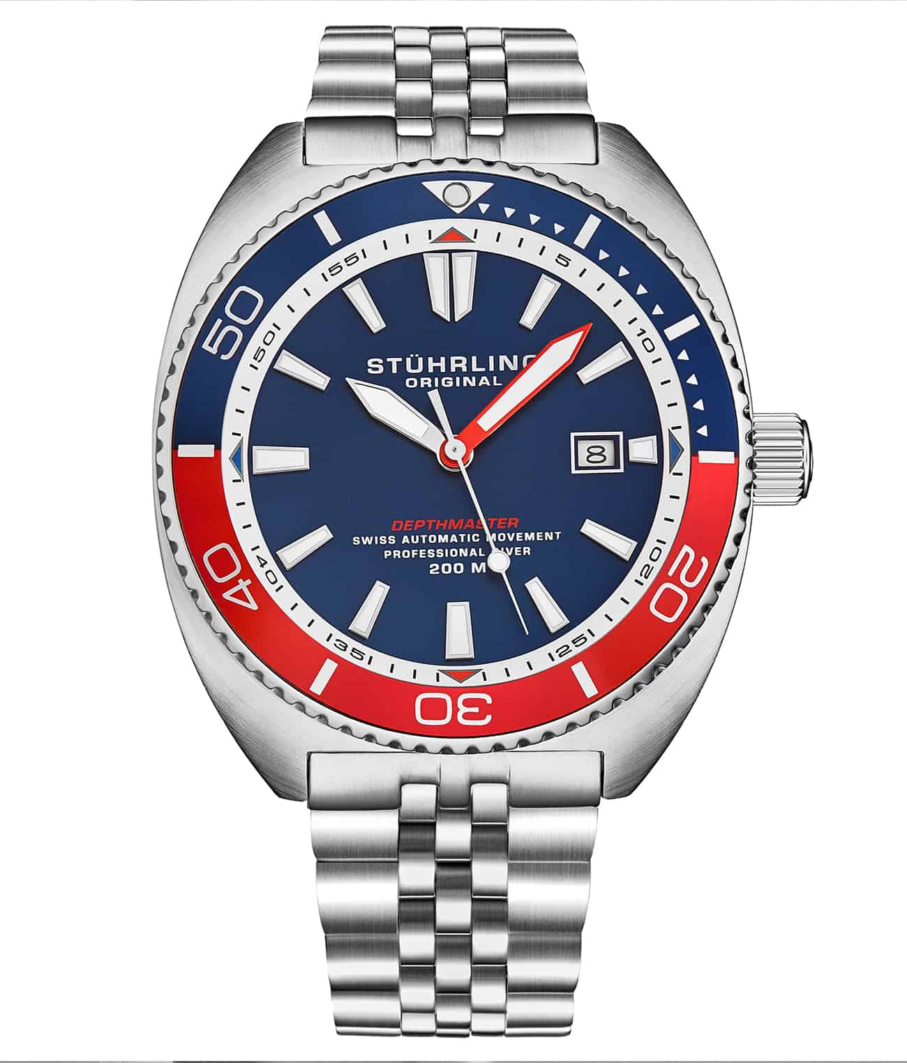 Stührling The Swiss Automatic Depthmaster 1008 45mm Diver - Image 15