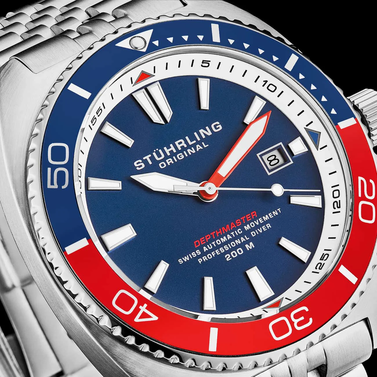 Stührling The Swiss Automatic Depthmaster 1008 45mm Diver - Image 17