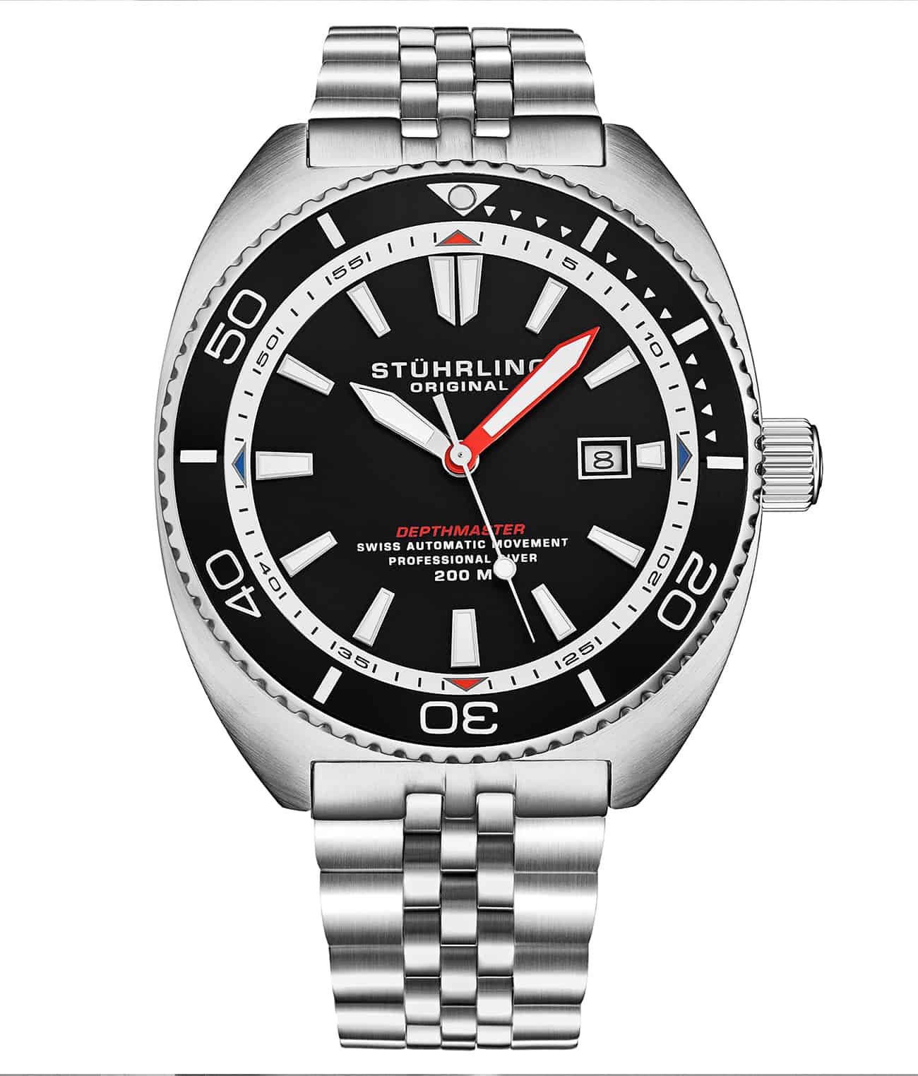 Stührling The Swiss Automatic Depthmaster 1008 45mm Diver - Image 7
