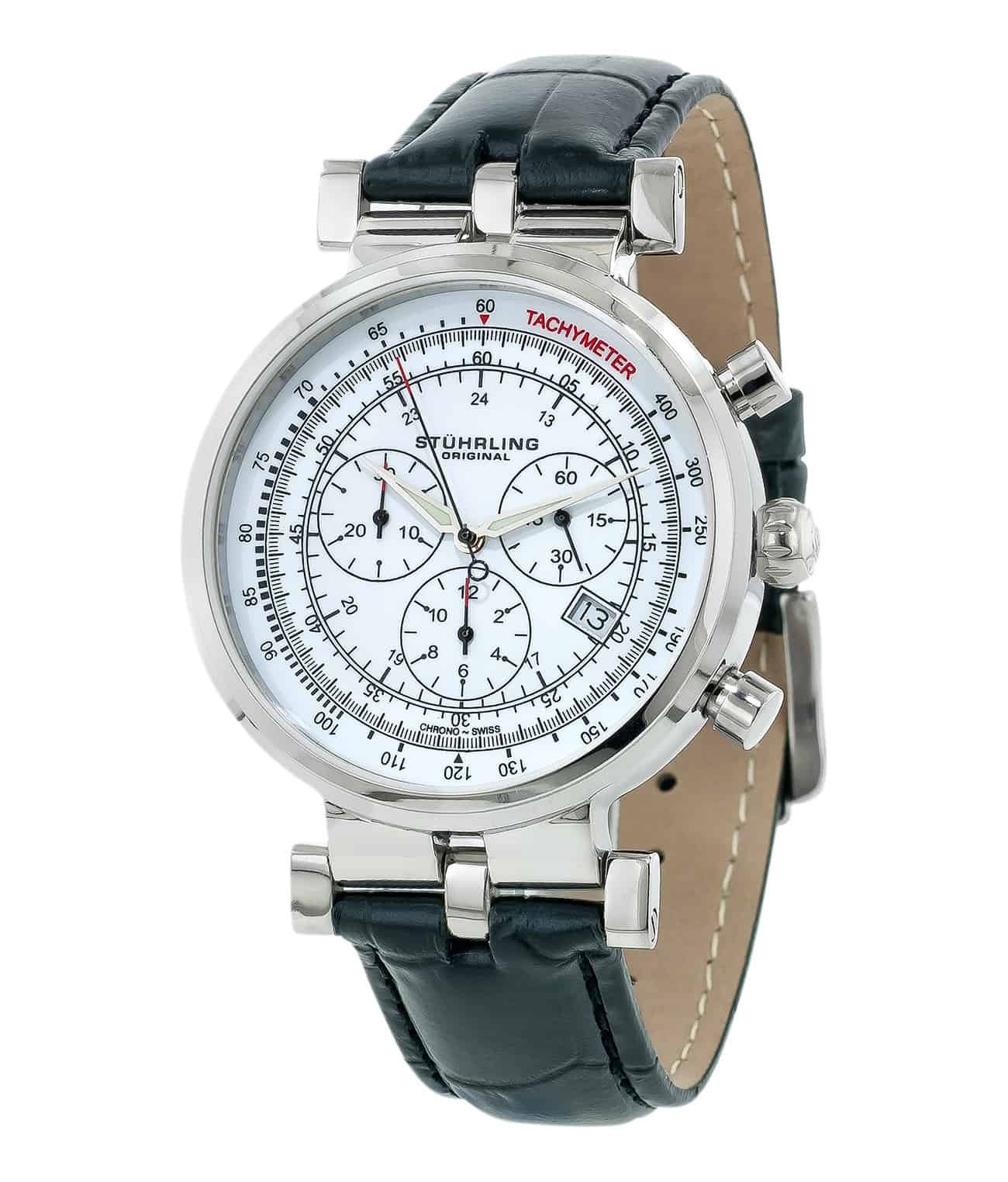 Stührling Trackmaster 211 Quartz 42mm Chronograph - Image 2